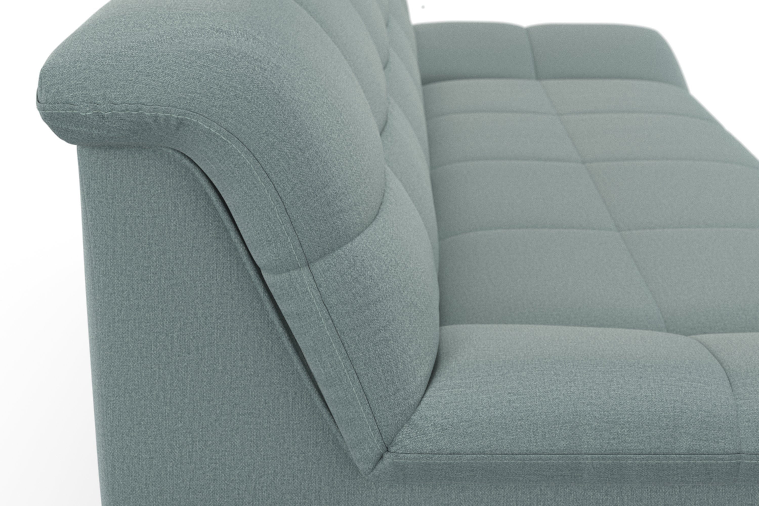 DOMO collection 3-zitsbank Splash, moderne stiksels in de zitting en rug, comfortabel,