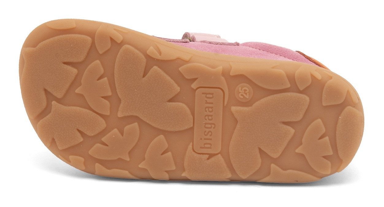 Bisgaard Klittenbandschoenen Barefoot ricco Breedte: normaal , blote voeten schoen, sneaker met leren voering, maat sjabloon te downloaden