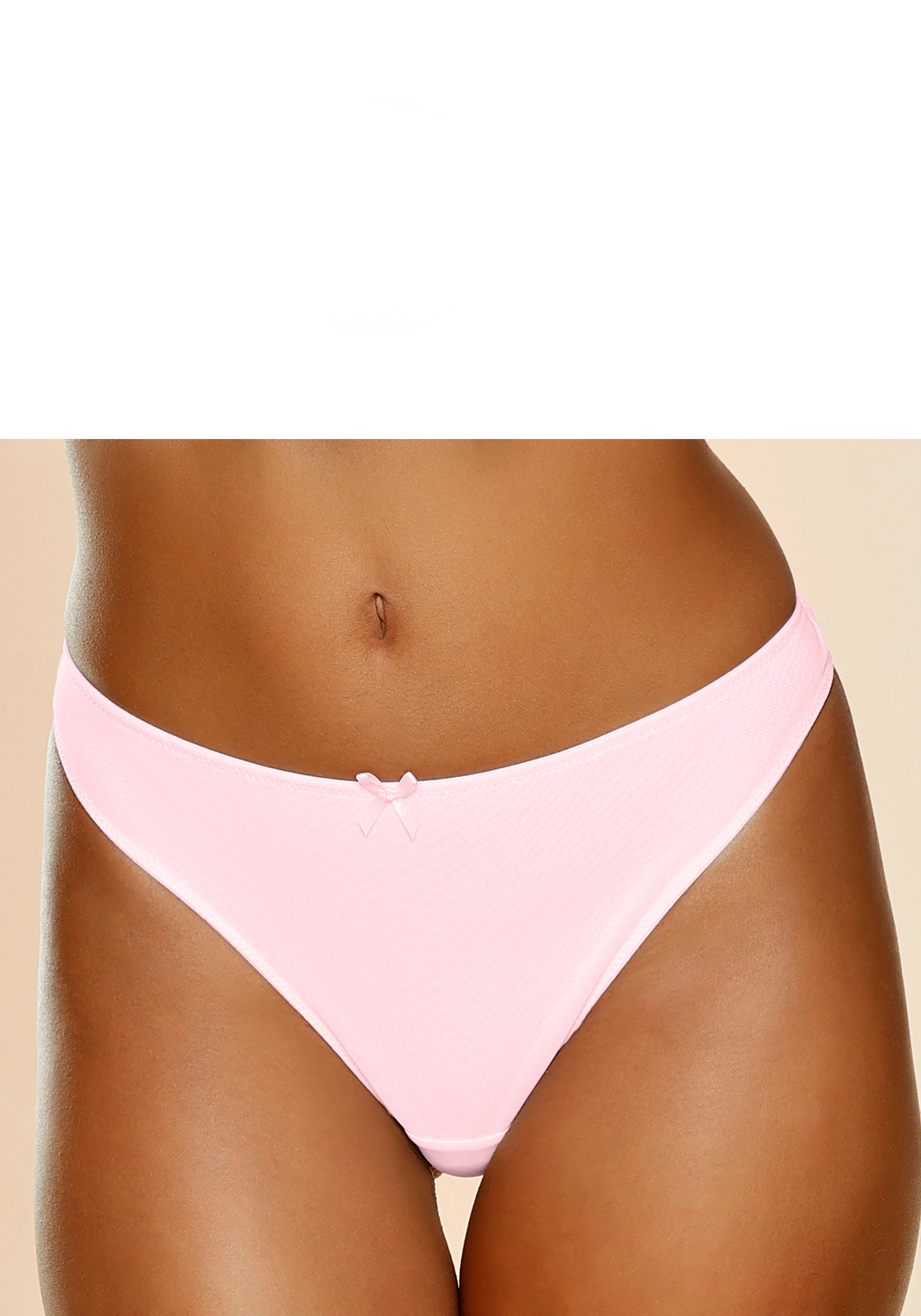 Petite fleur String met kant achter (3 stuks)
