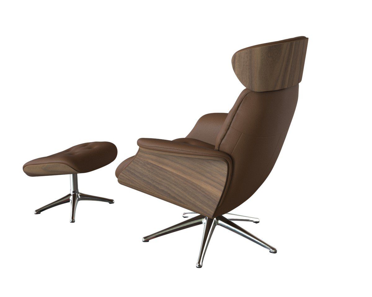 FLEXLUX Relaxfauteuil Volden, functionele stoel, gestoffeerde stoel, armleuningen, TV-fauteuil
