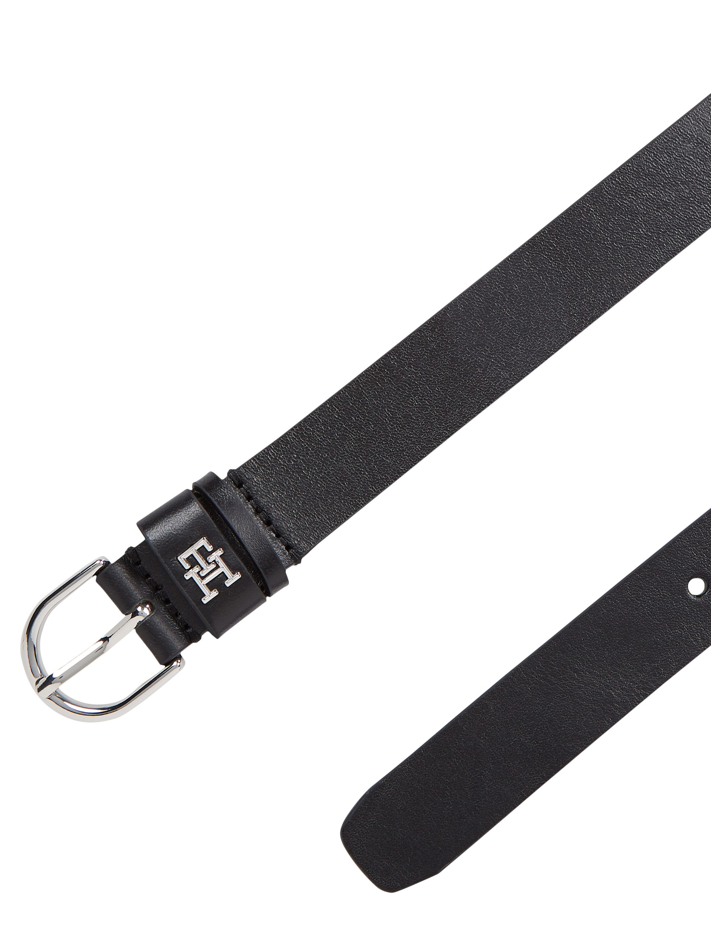Tommy Hilfiger Leren riem ESSENTIAL EFFORTLESS 2.5 SV Eenvoudige doornsluiting, metalen embleem