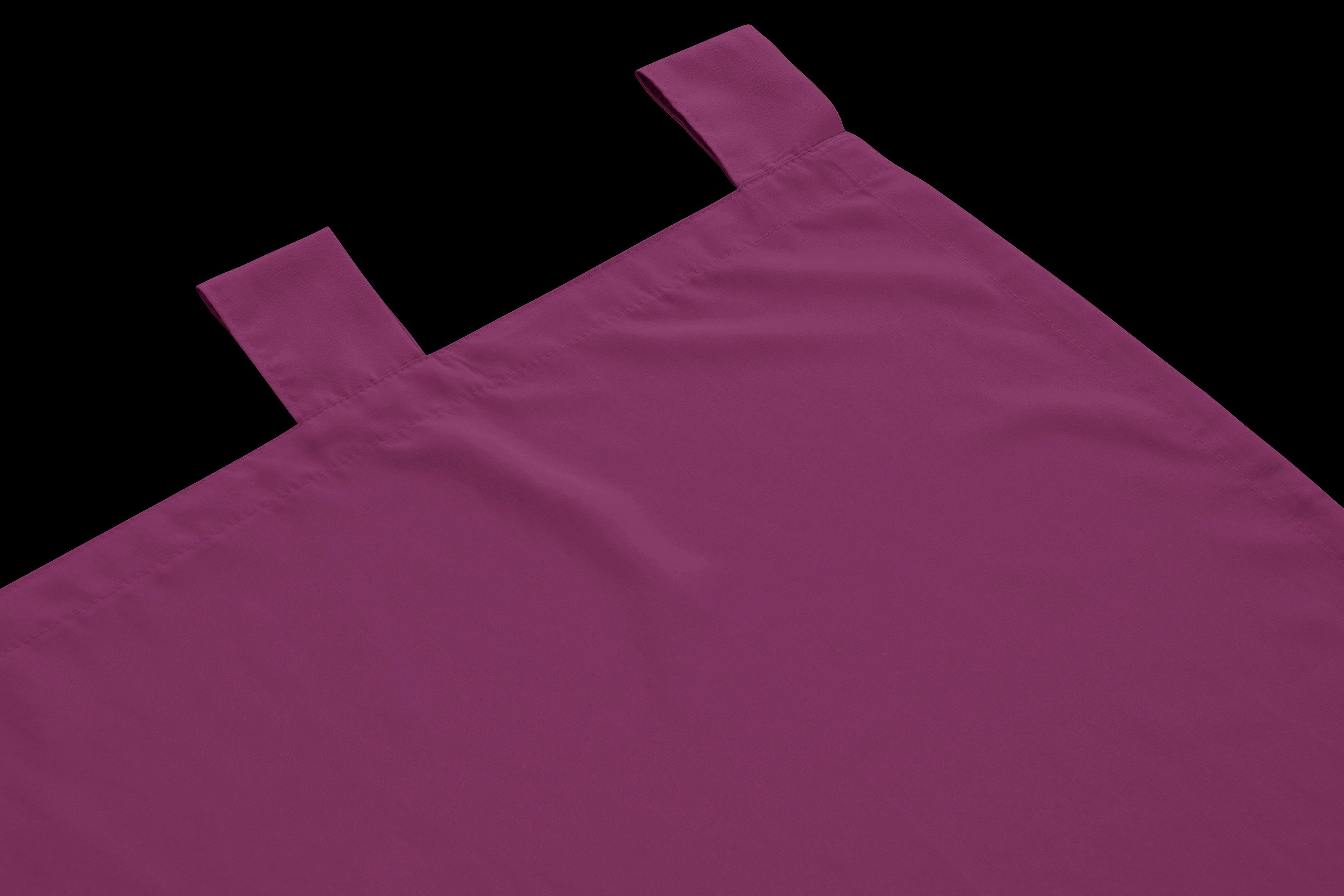 my home Gordijn Raja 2-pack, bestseller, effen, modern, onderhoudsvriendelijke microvezel (2 stuks)