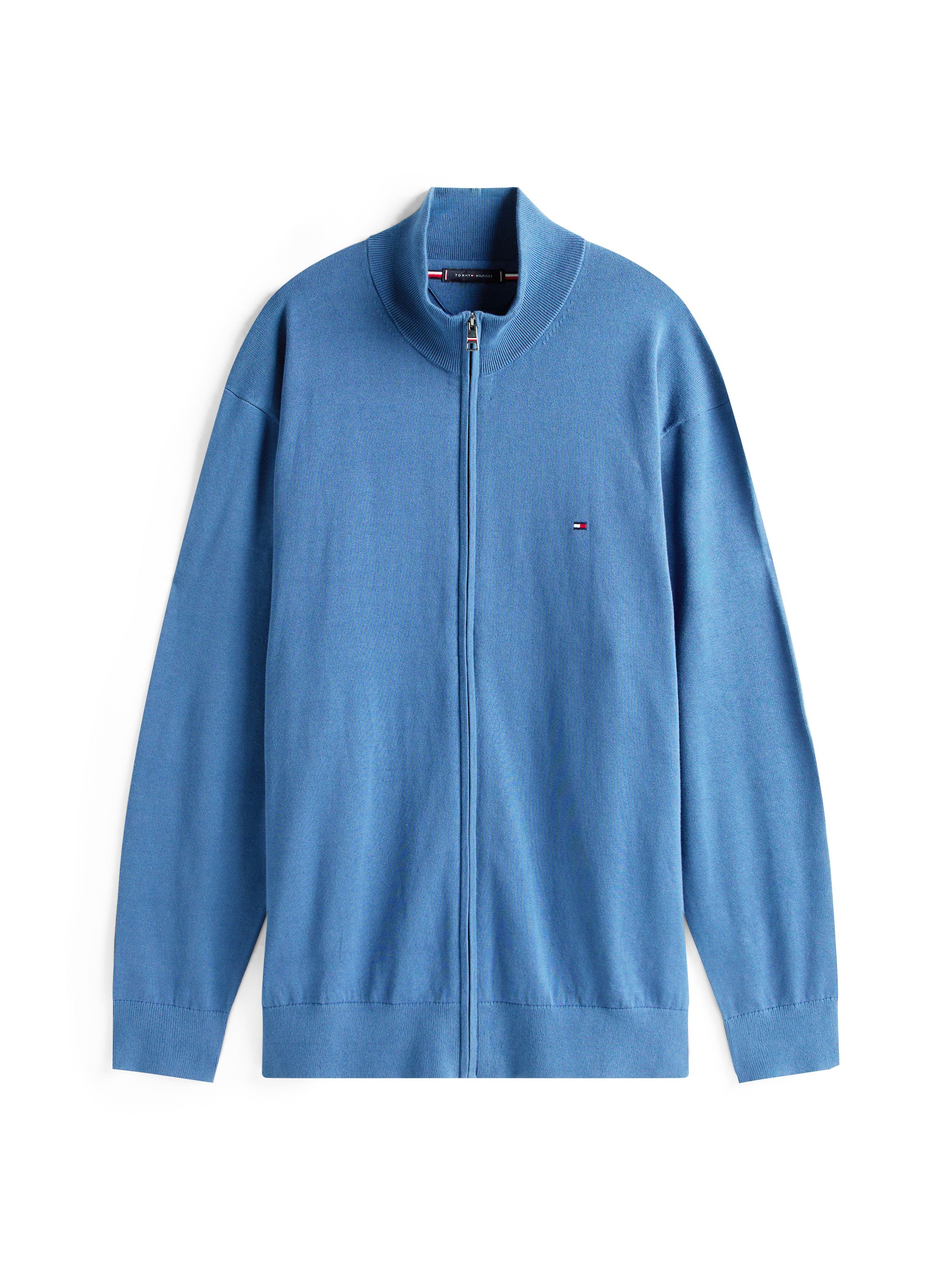 Tommy Hilfiger Vest BT-ESSENTIAL COTTON ZIP THRU-B