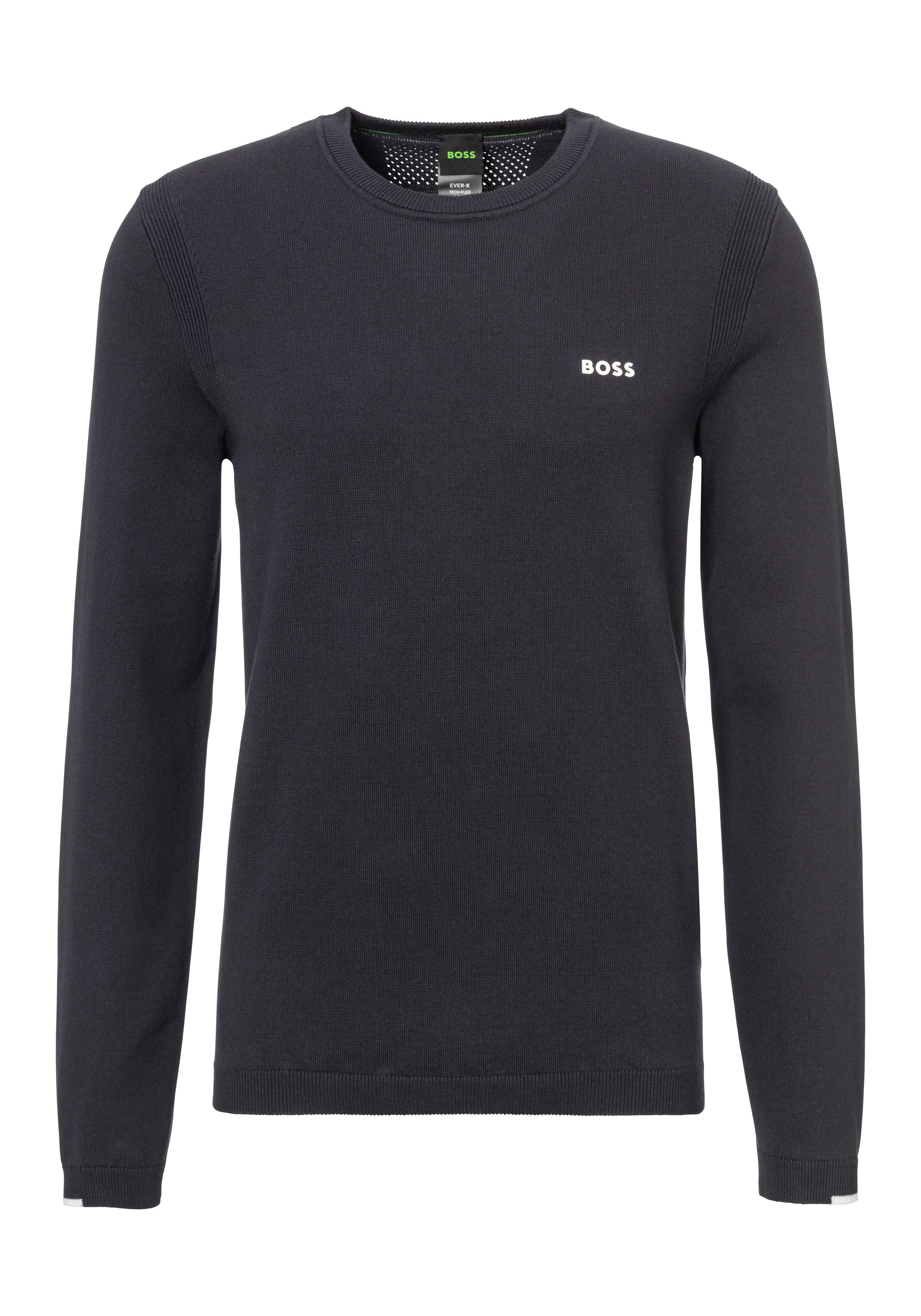 BOSS GREEN Trui met ronde hals met een ronde hals