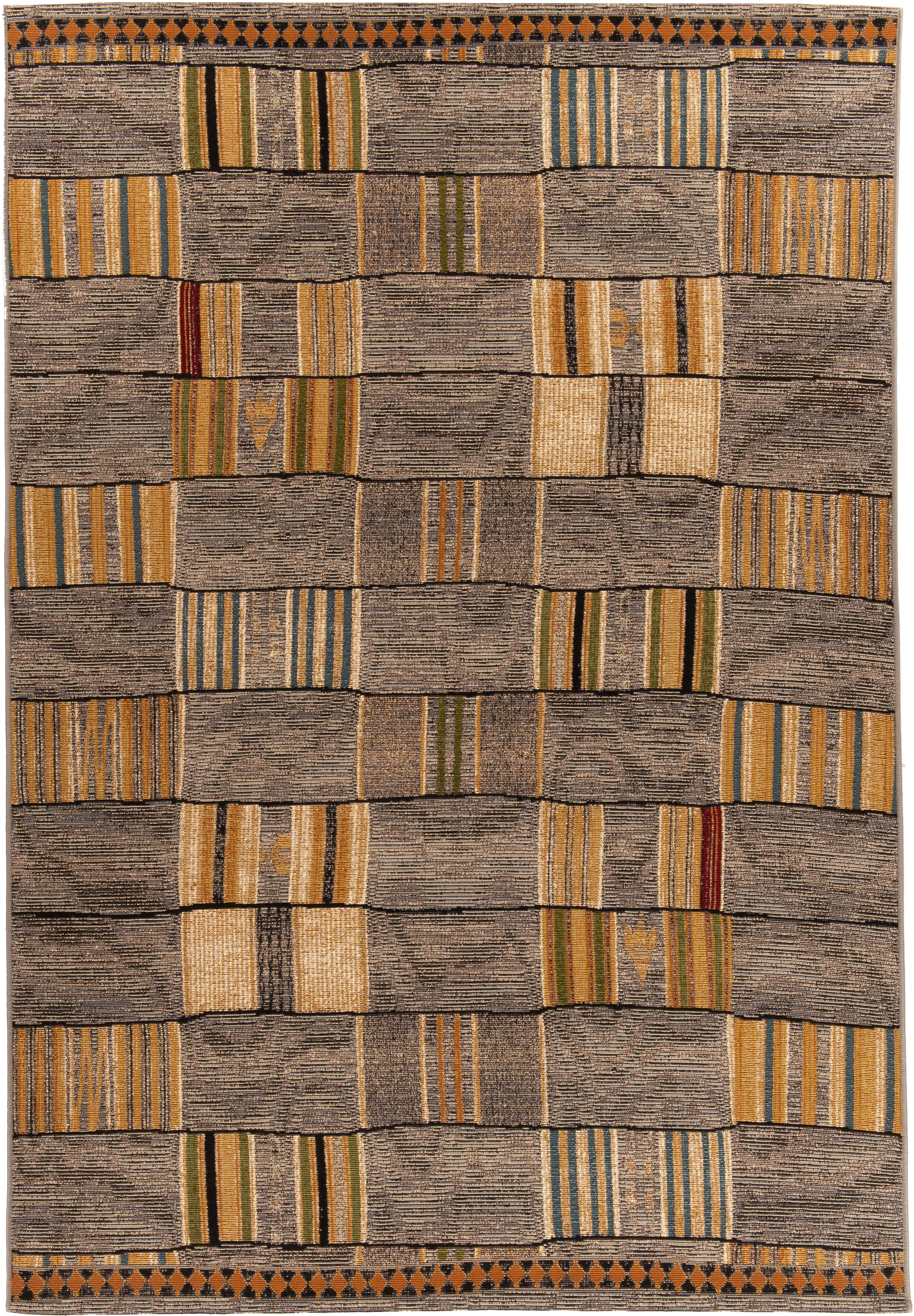Gino Falcone Vloerkleed Outdoor-Africa 40 Platweefsel, geschikt voor binnen en buiten, woonkamer