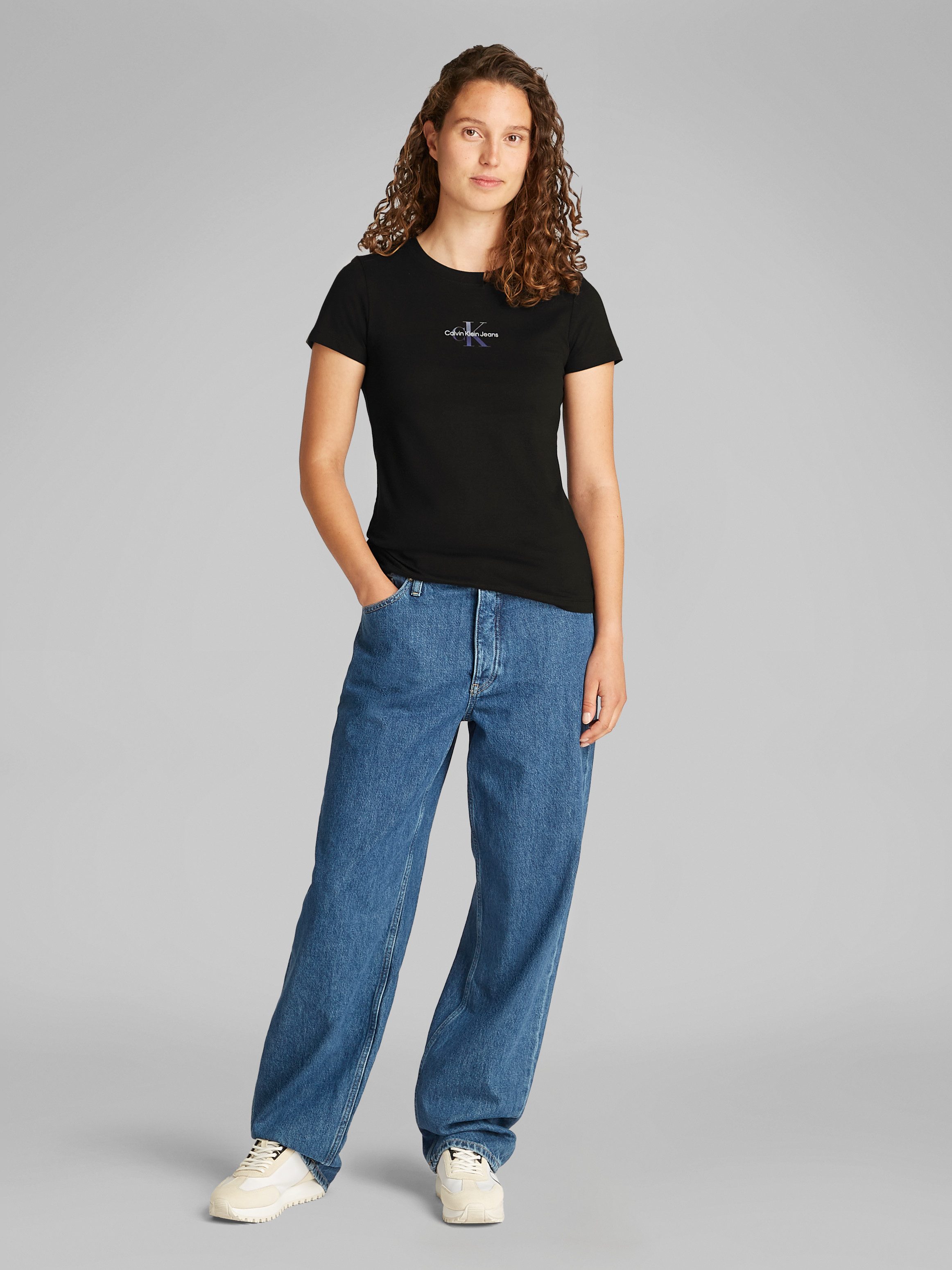Calvin Klein T-shirt GRADIENT MONOLOGO SLIM TEE