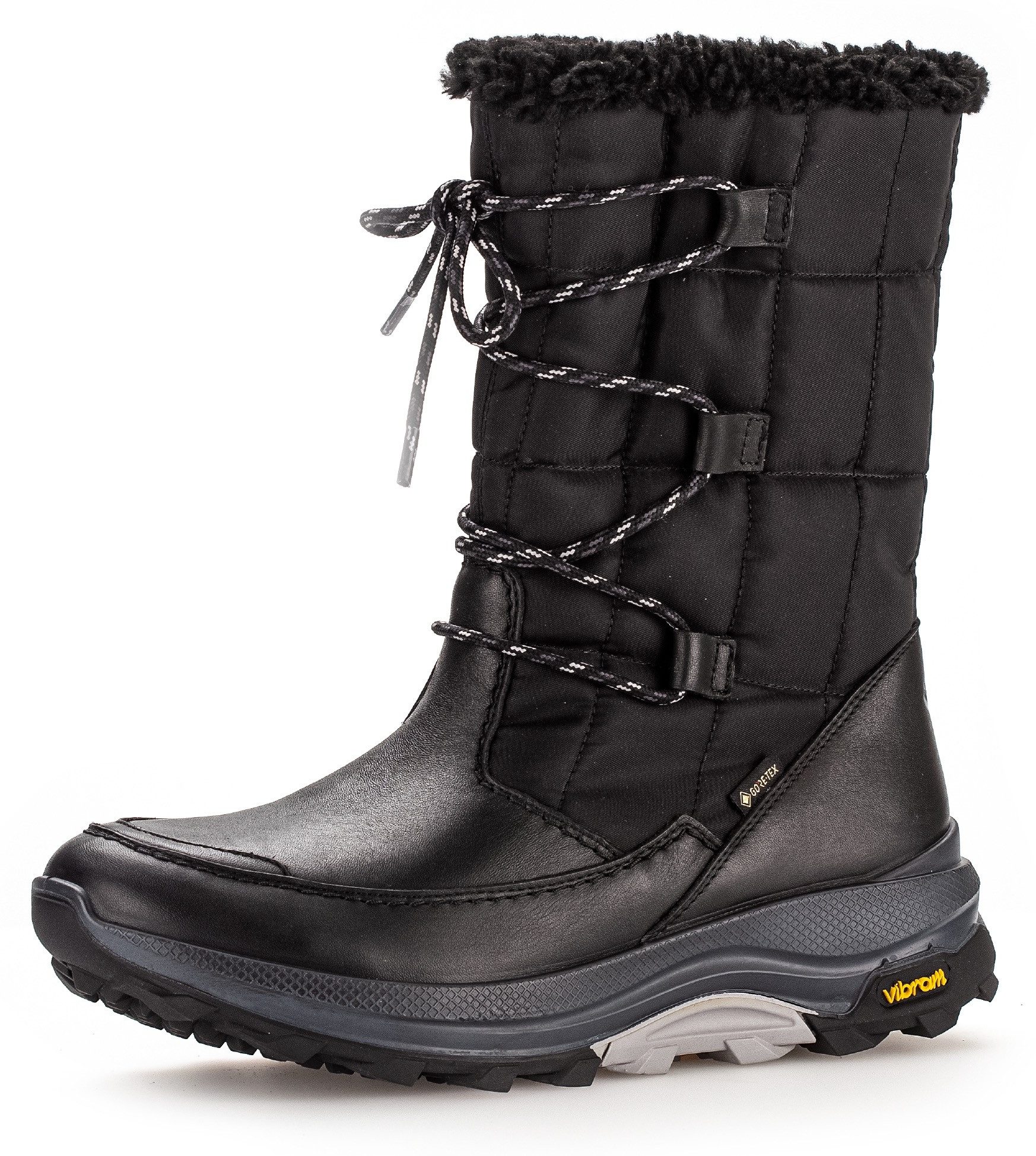 Gabor Rollingsoft Winterlaarzen , outdoorschoen, sneeuwlaarzen, waterdichte gore tex-membraan dames winterlaarzen maat 36 zwart