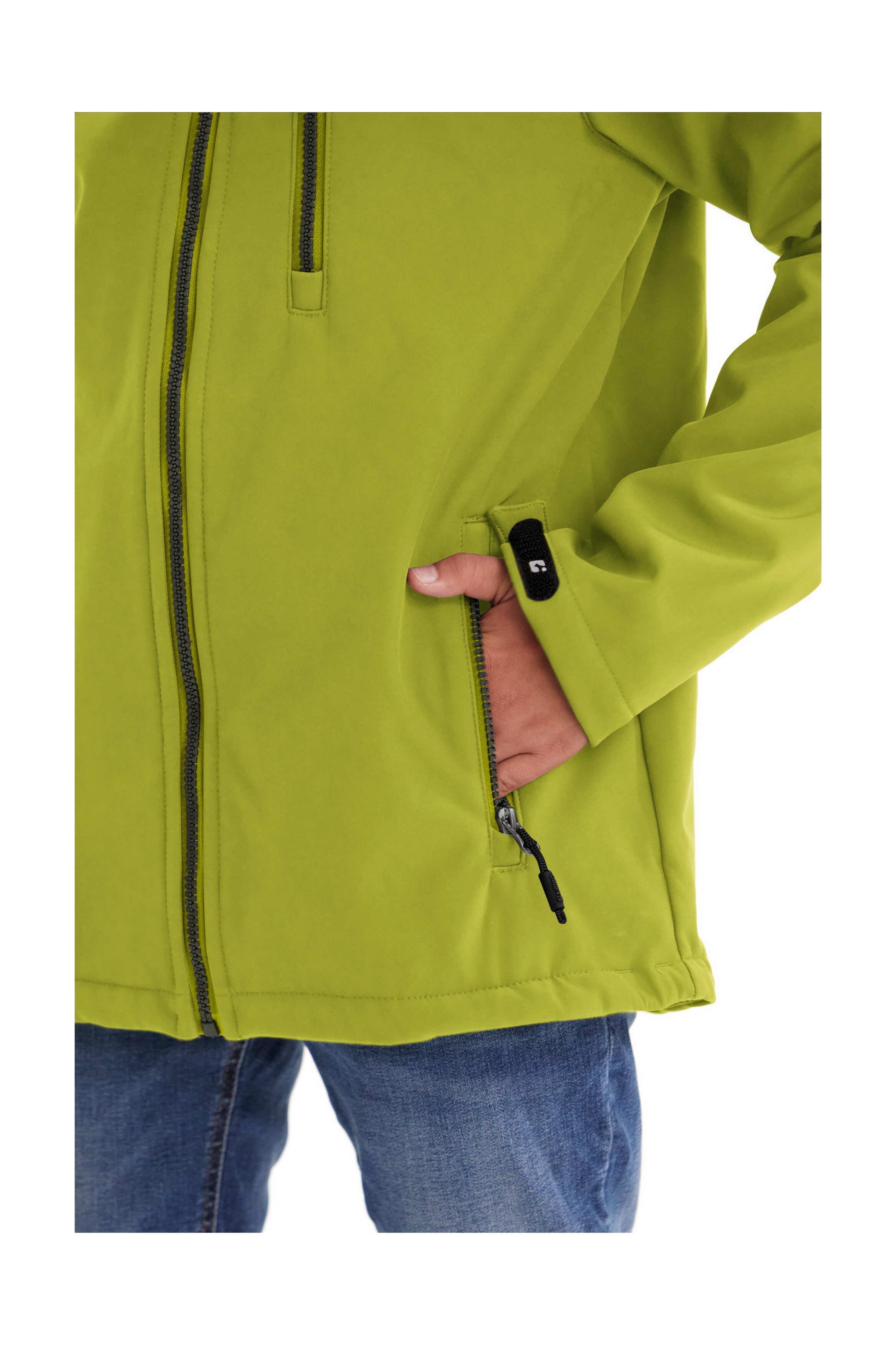 Killtec Softshell-jack Boys softshell-jack Waterafstotende softshelljack met capuchon, fleece en PFAs-vrij