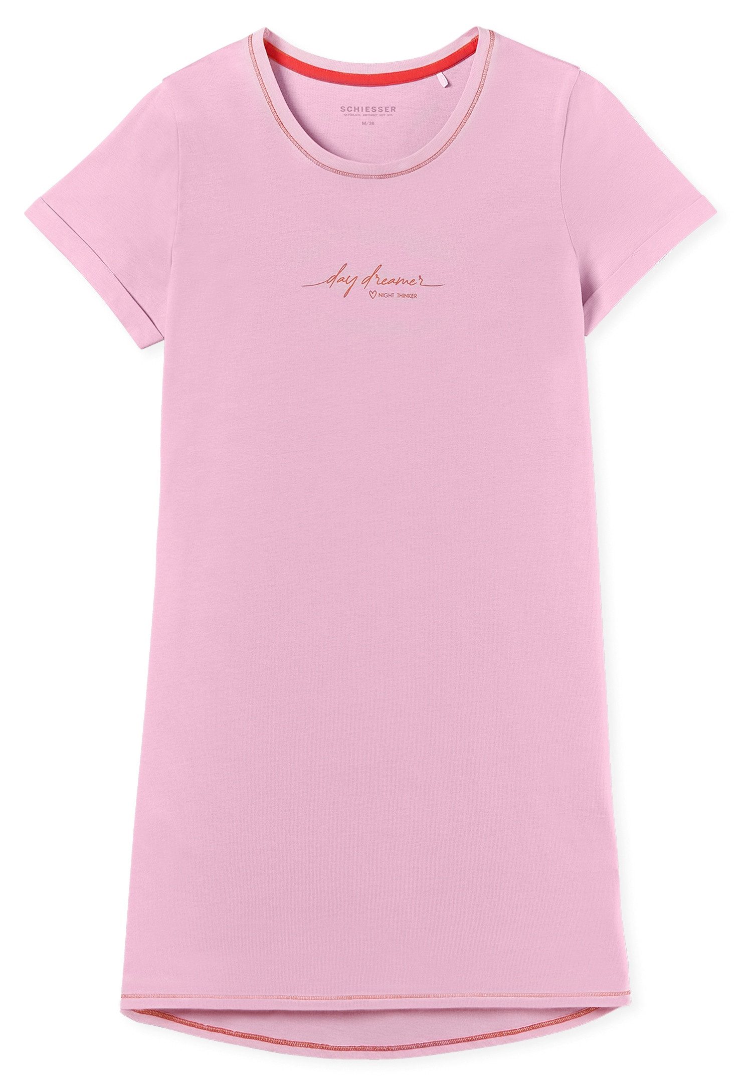 Schiesser Nachthemd Casual Essentials met statement-print