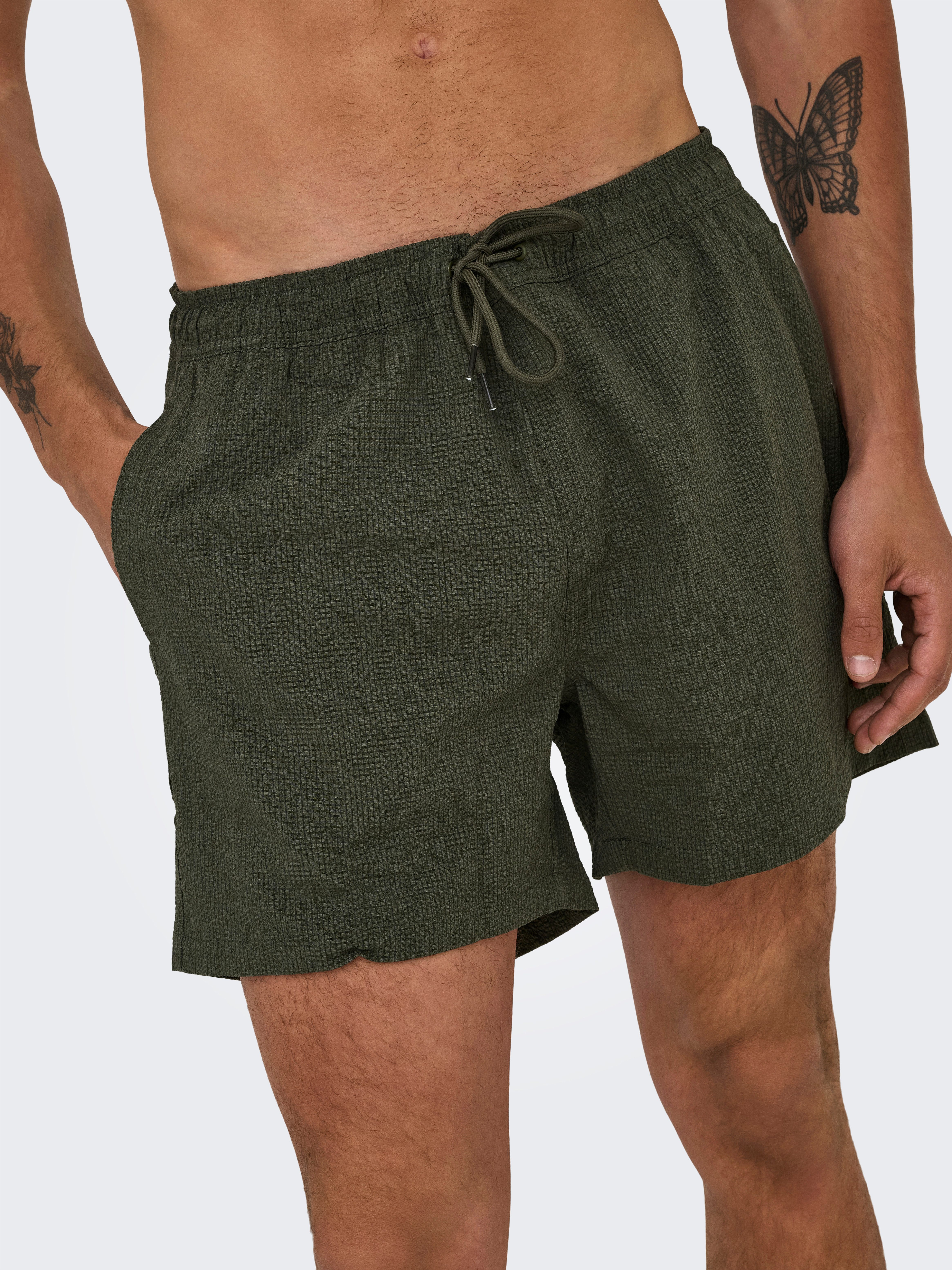 ONLY & SONS Zwemshort ONSTED LIFE SOLID SEERSUCKER SWIM NOOS