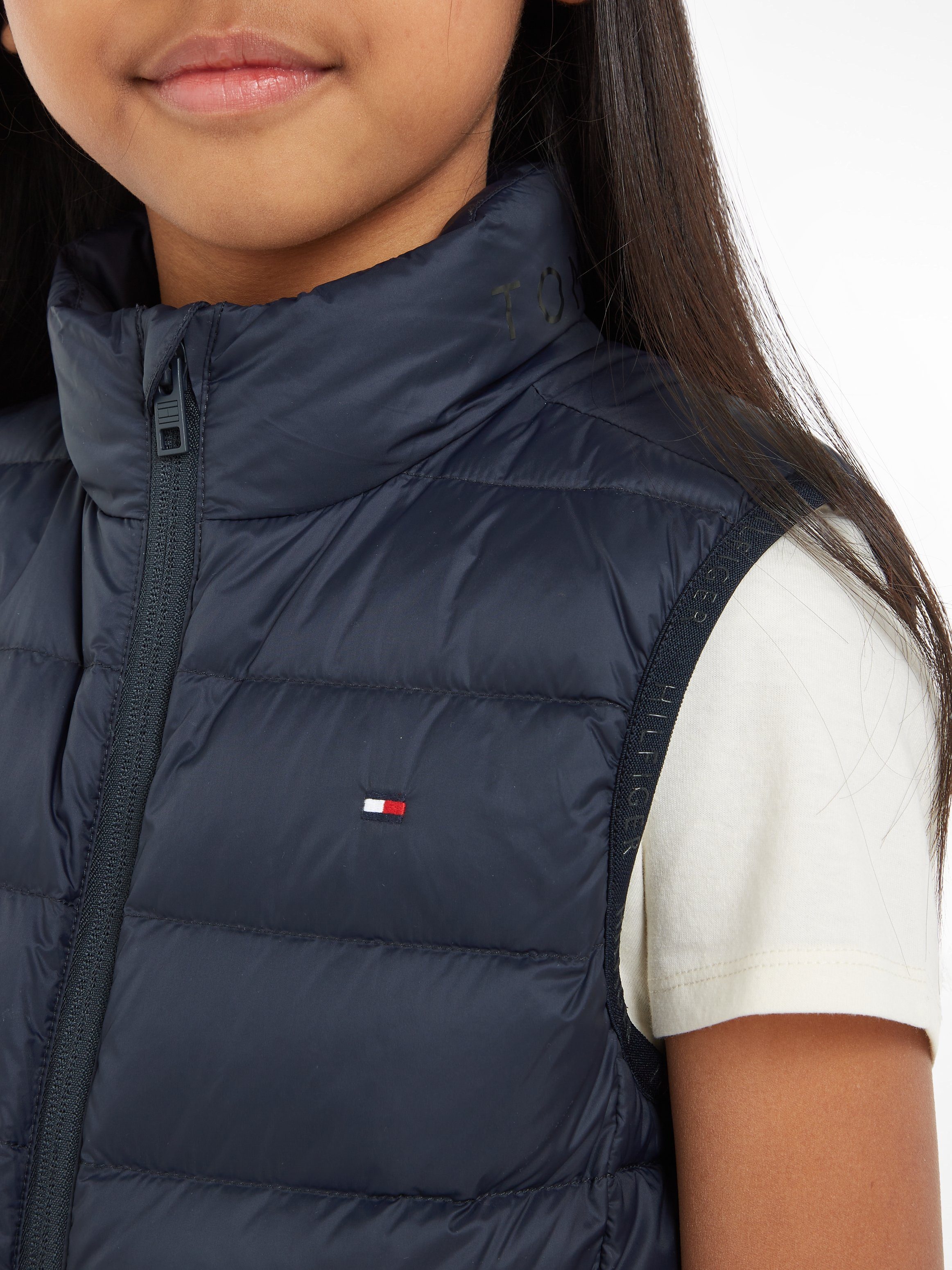 Tommy Hilfiger Donzen bodywarmer U ESSENTIAL LIGHT VEST Kinderen Kids Junior MiniMe, voor kinderen