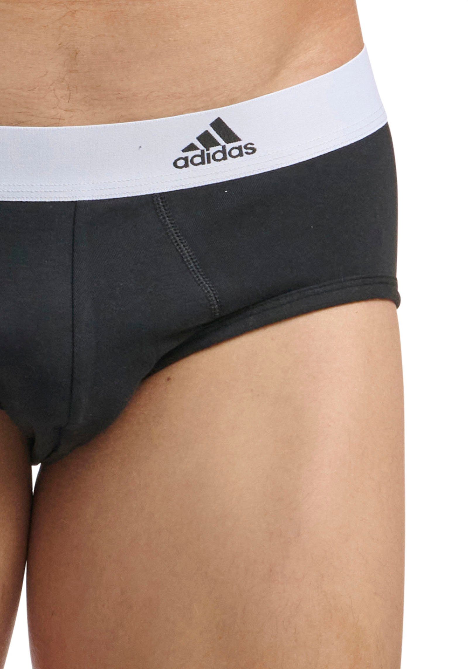adidas Sportswear Slip Active Flex Cotton met vochtregulerende technologie (3 stuks)