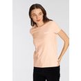 levi's t-shirt the perfect tee reflecterend logo roze