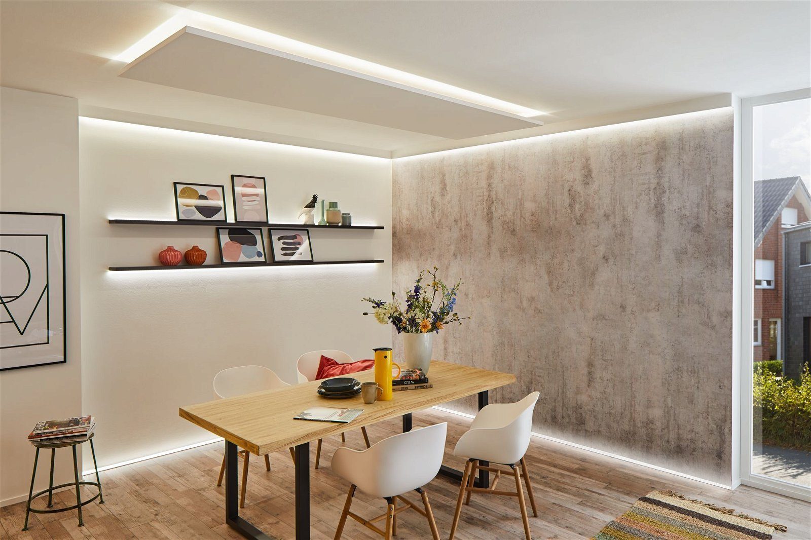 Paulmann Led-strepen MaxLED 250 Stripe 2,5m IP44 Deksel 2700K 10W 24V zilverkleur kunststof (1 stuk)