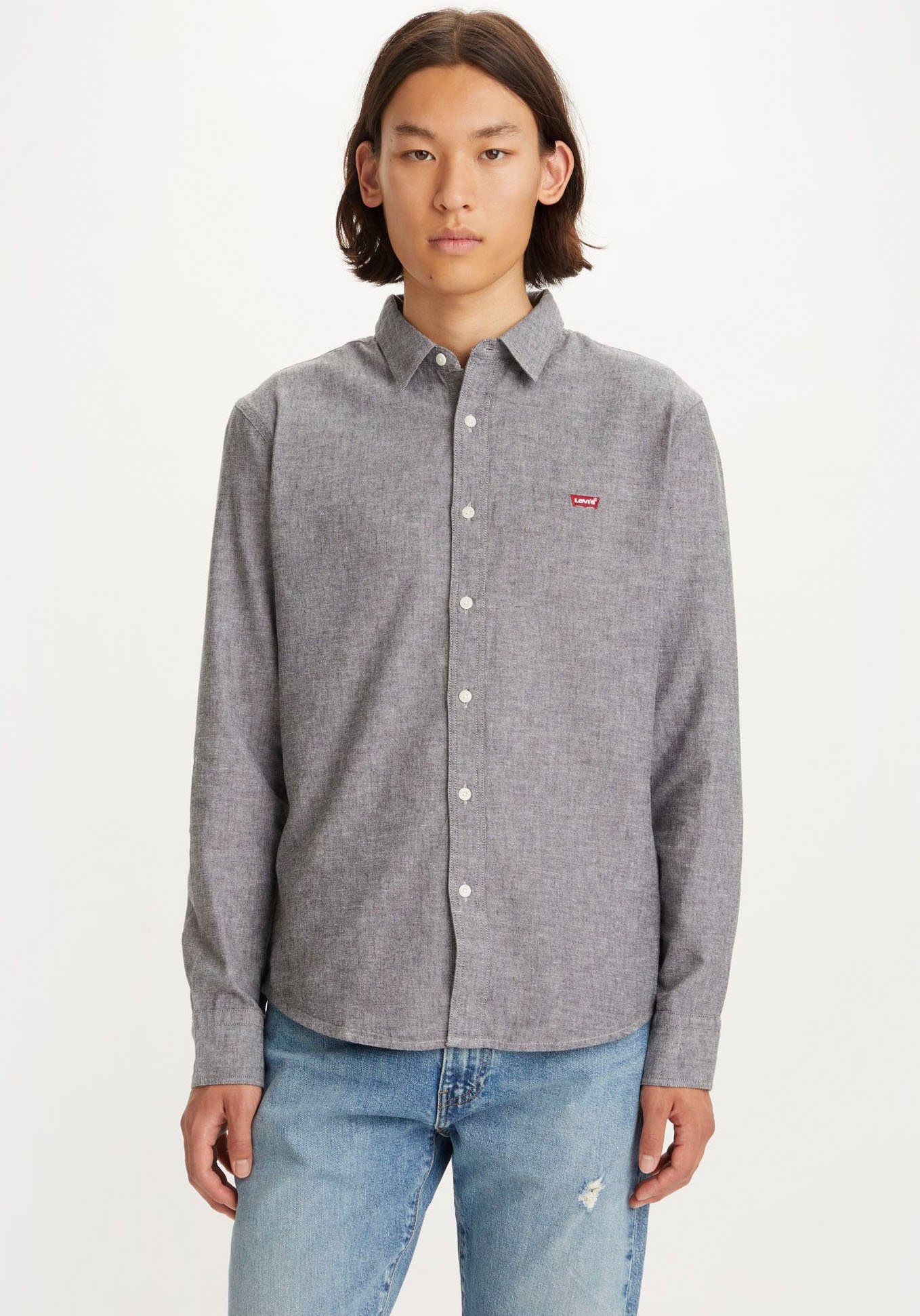 Levi's Jeansoverhemd BATTERY HM SHIRT SLIM met logobadge