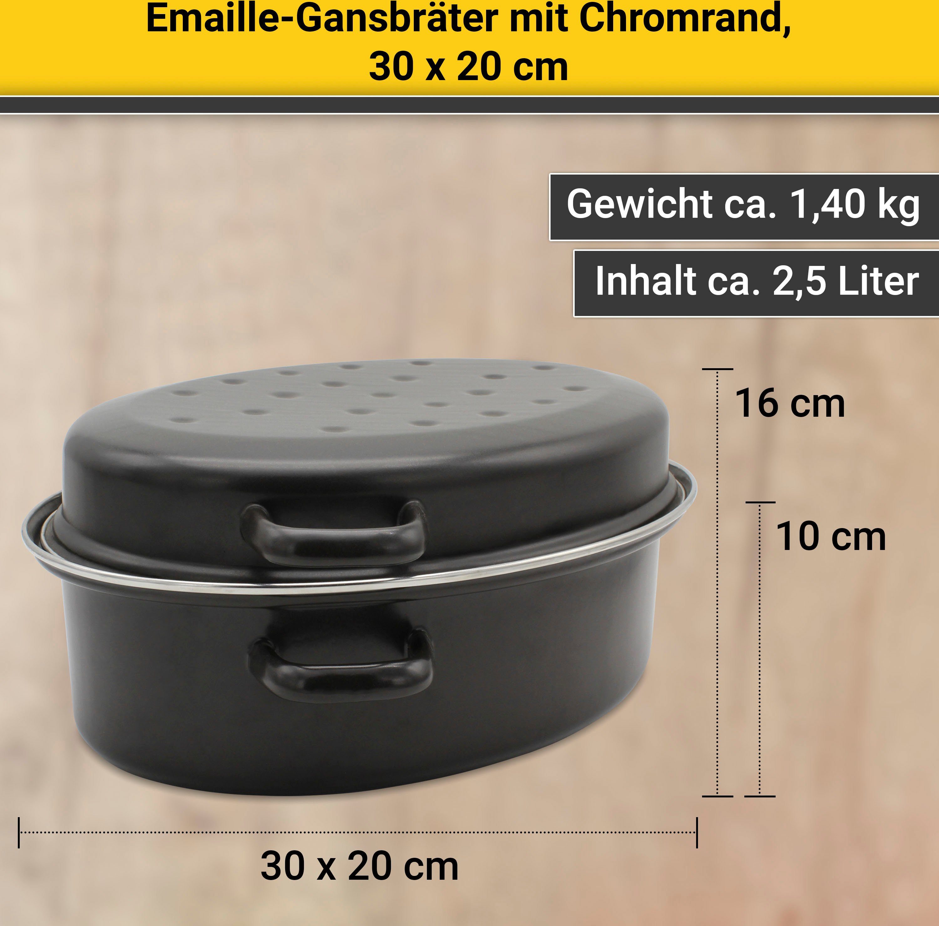 Krüger Braadpan met chroomrand, inductie