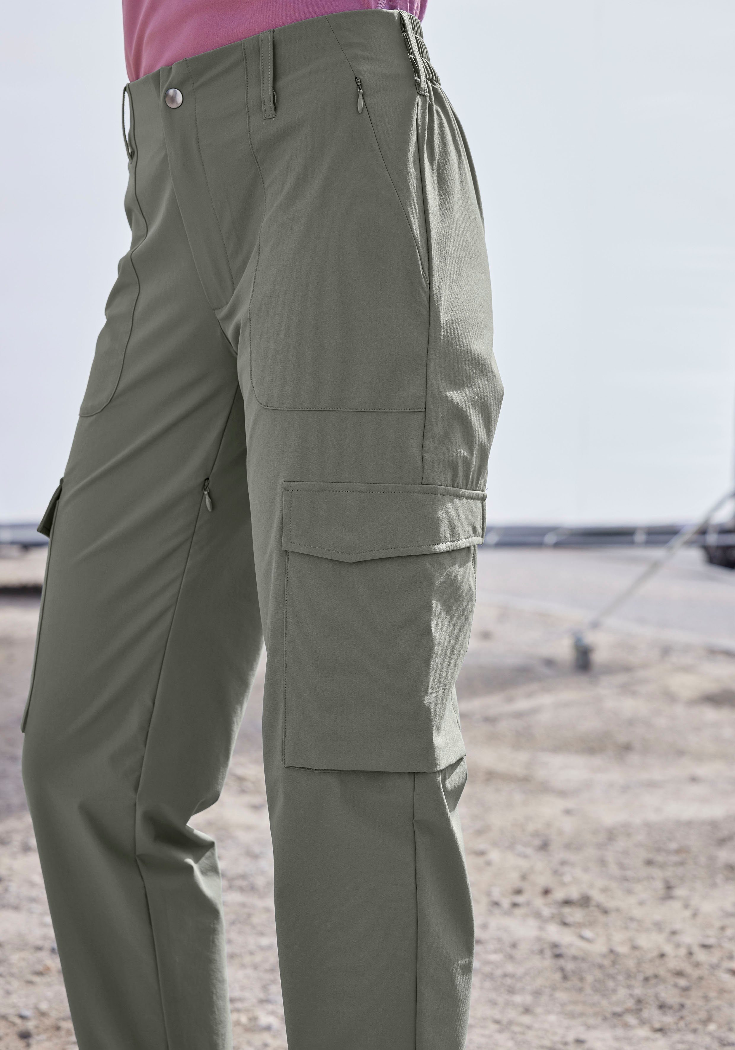 vivance active Trekkingbroek sportieve cargo jogger met praktische zakken