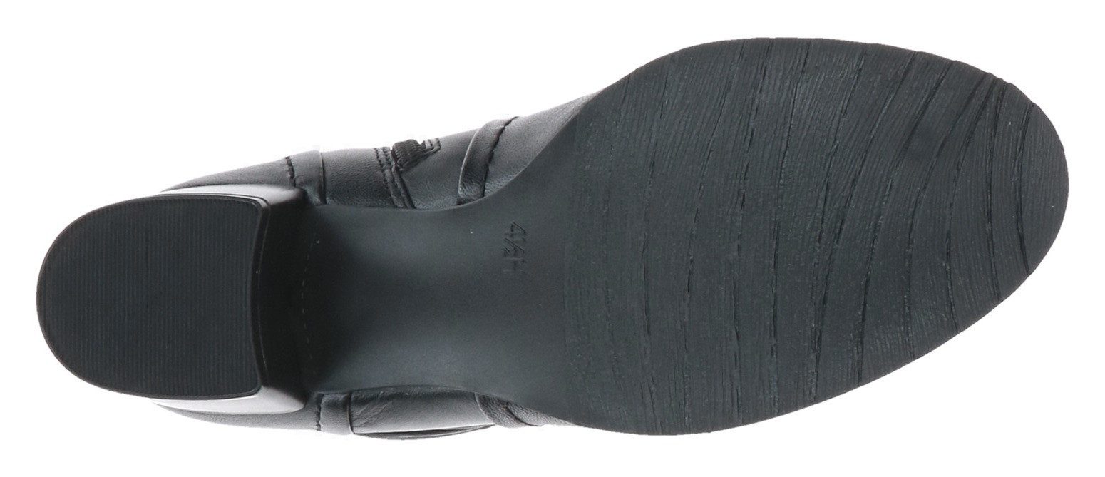 Caprice Laarsjes blokhak, ankleboots, comfort schoen in breedte h (=zeer breed)