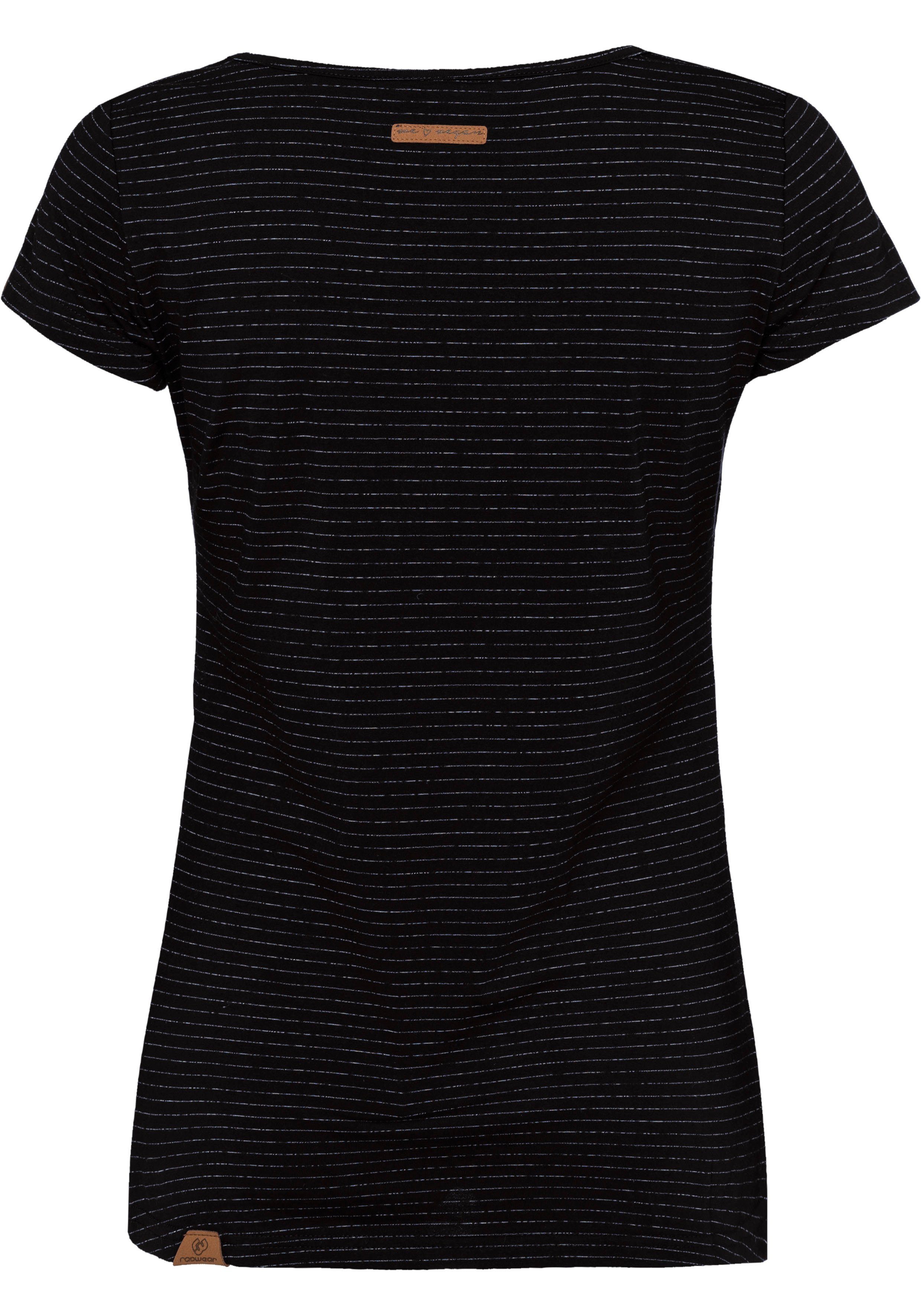 Ragwear Shirt met korte mouwen MINT STRIPES O in streepdessin