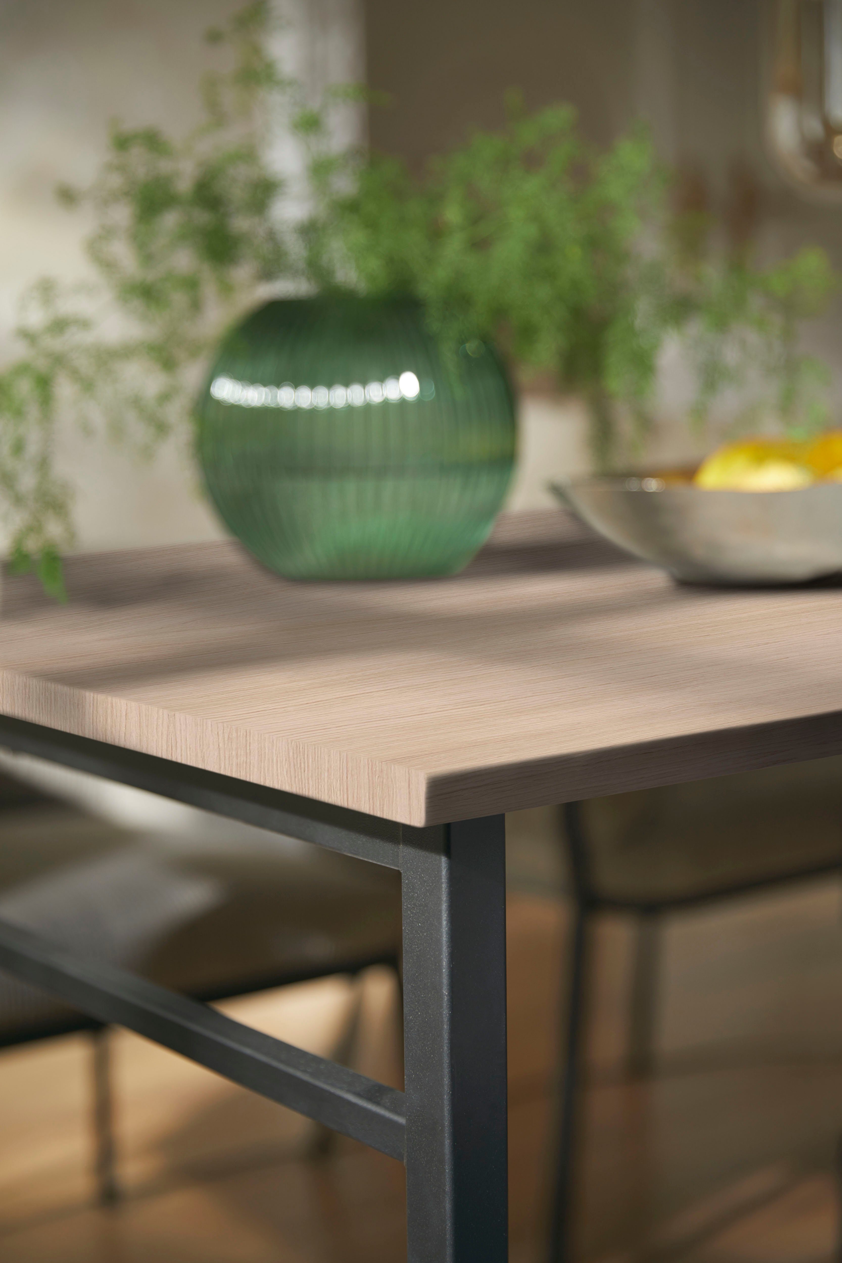 Home affaire Eettafel Sare met echt houtfineer van eiken
