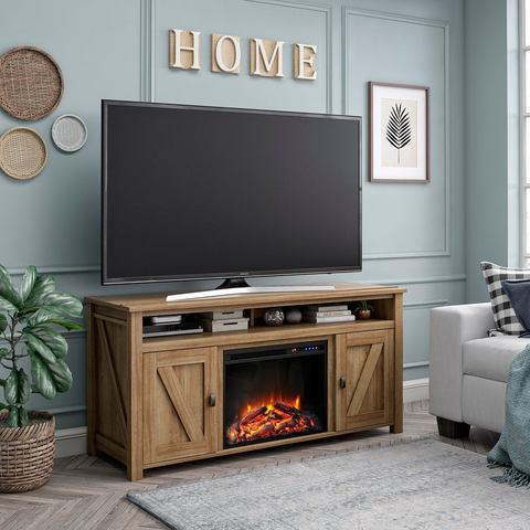 Home affaire Tv-meubel Allemond 1 verstelbare plank achter elke deur, breedte 151,5 cm, hoogte 74,5 