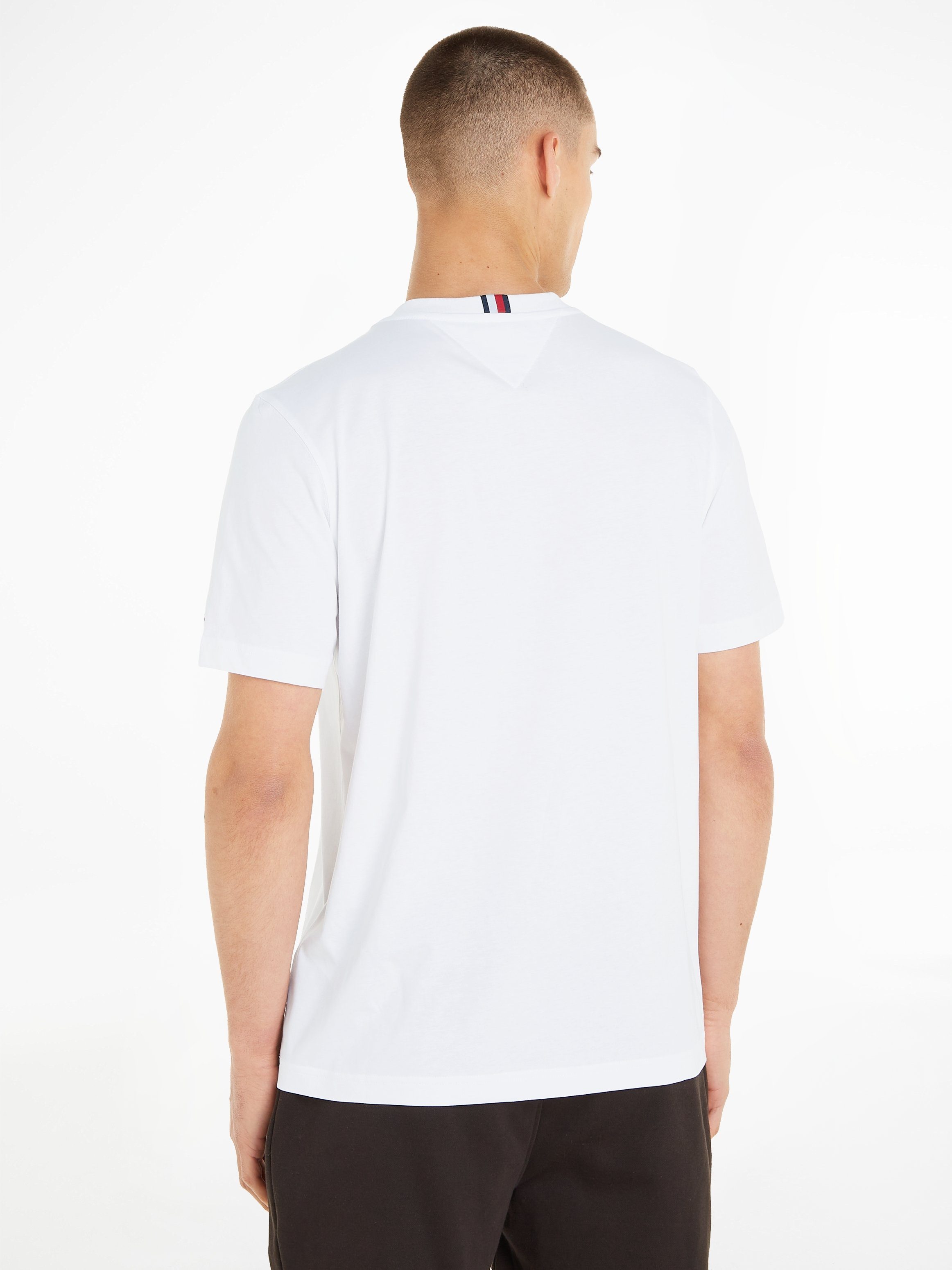 Tommy Hilfiger Shirt met korte mouwen VARSITY H TEE met grote hilfiger print op de borst