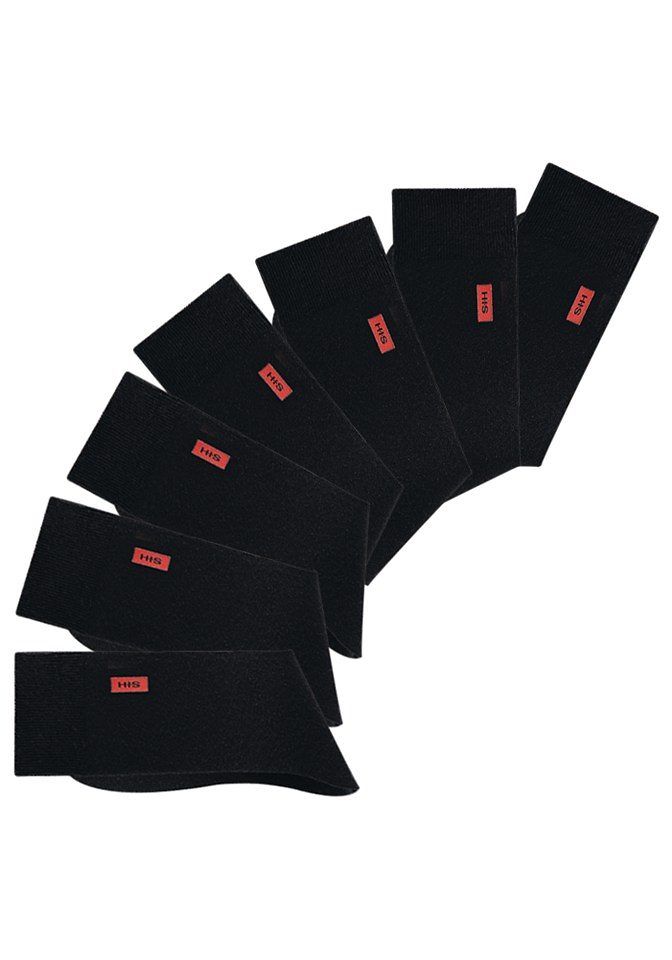 H.I.S Basic sokken in aangename katoenkwaliteit (set, 7 paar)