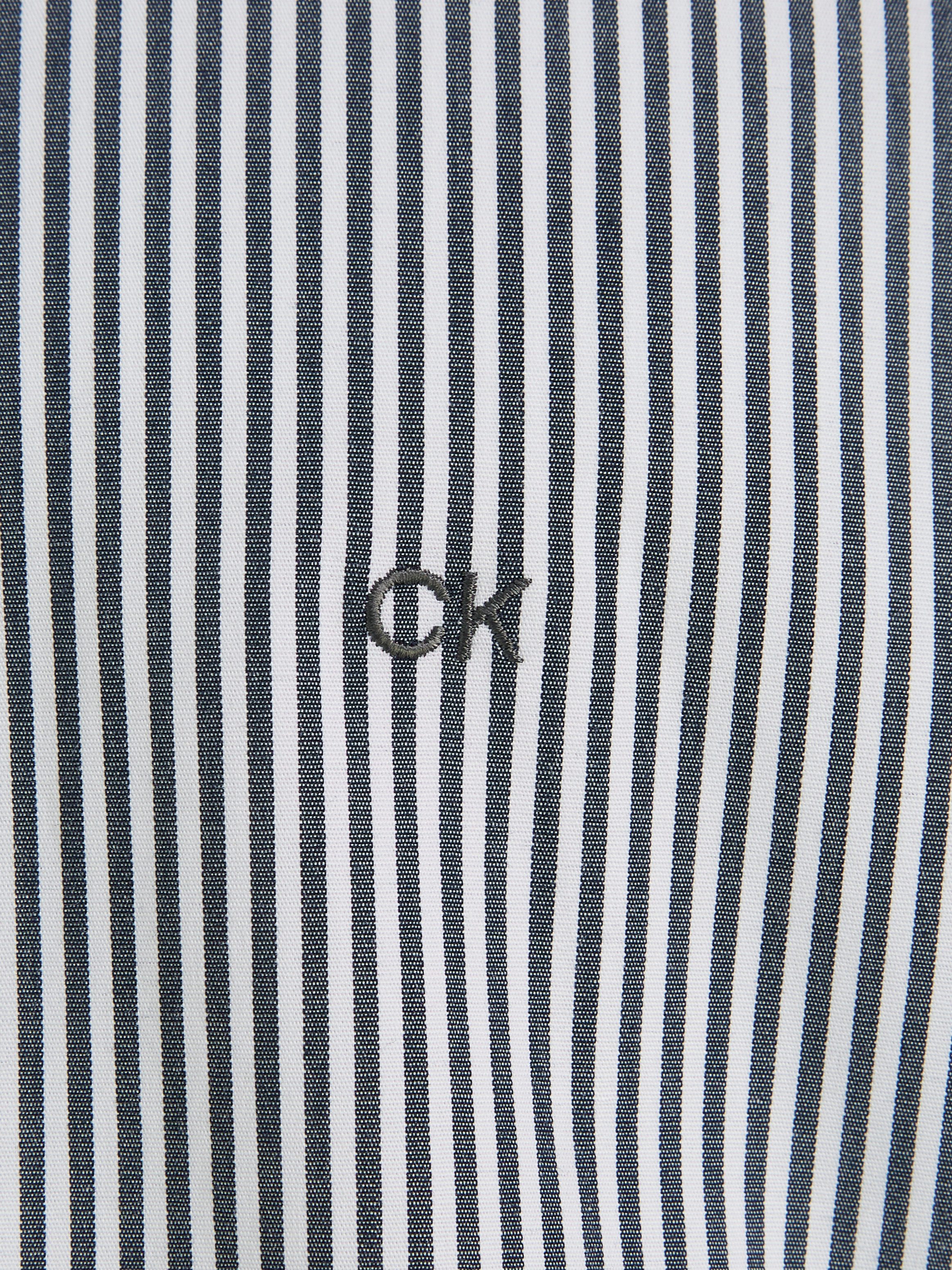 Calvin Klein Overhemd met lange mouwen POPLIN STRIPE SLIM SHIRT