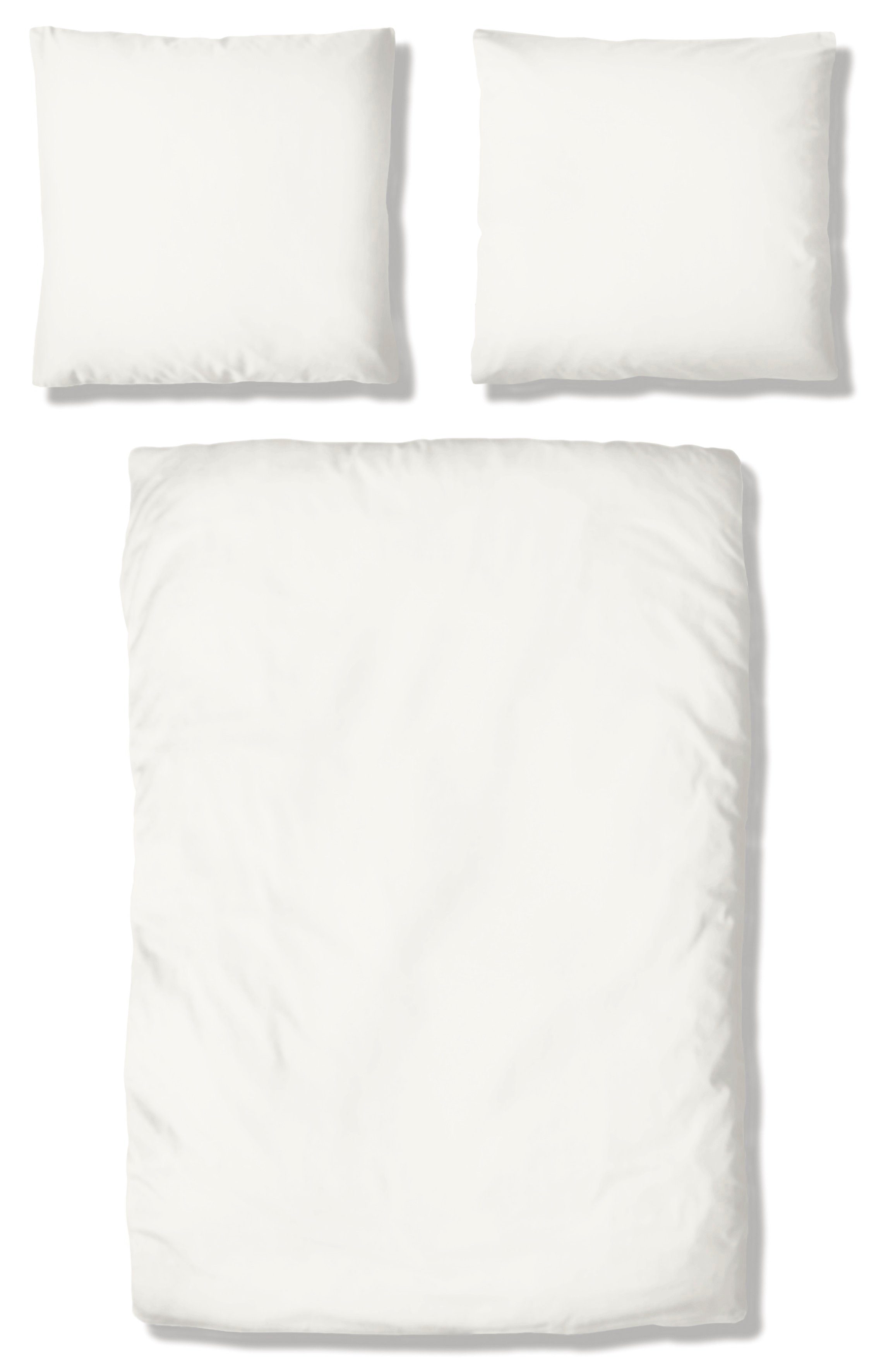 my home Overtrekset Desner Premium kwaliteit, 100 % polyester, zeer zacht, uni, vanaf 135x200 cm