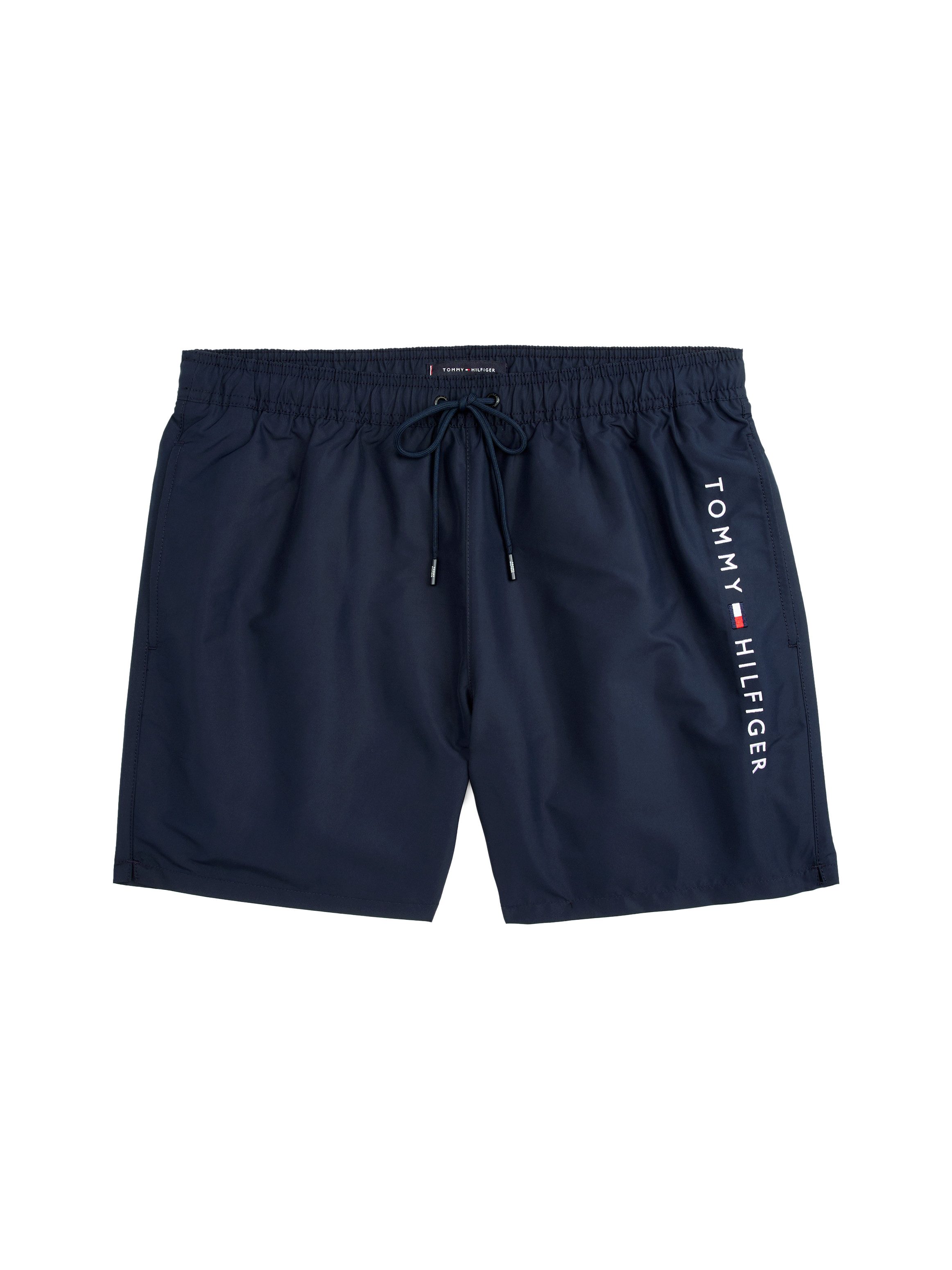 Tommy Hilfiger Swimwear Zwemshort MEDIUM DRAWSTRING met logoborduring op de heup