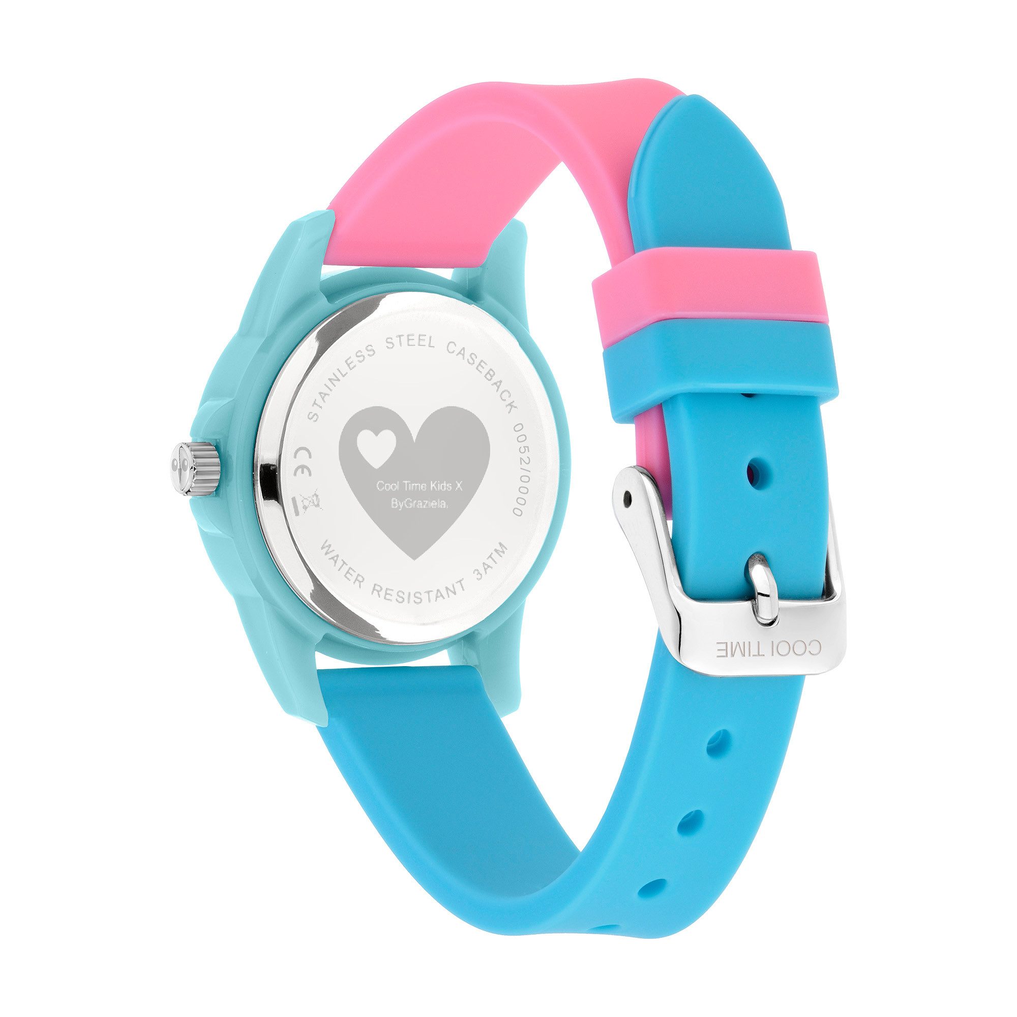 COOL TIME Kwartshorloge Horloge, siliconen armband, analoog