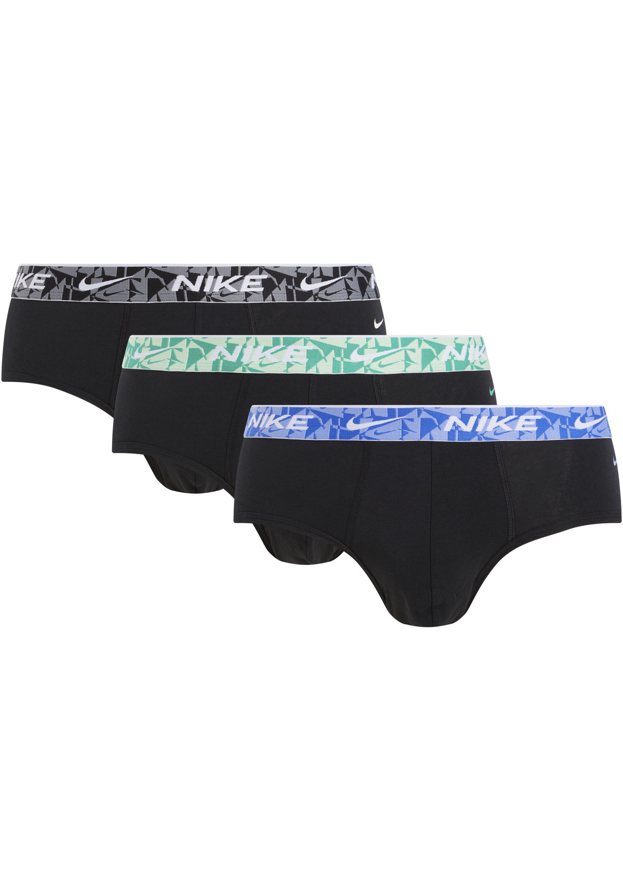 NIKE Underwear Slip BRIEF 3PK met elastische logo-band (3 stuks)