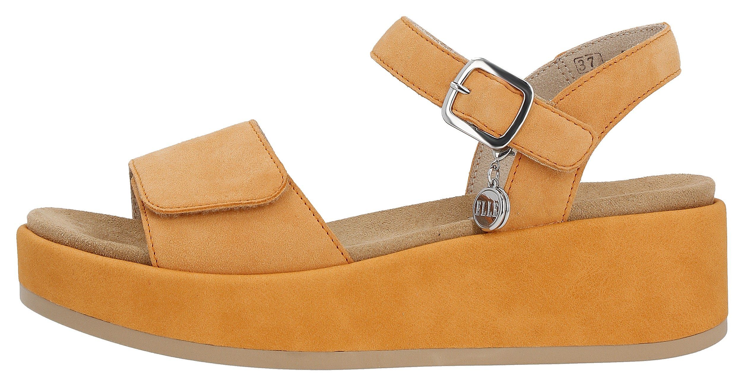 Remonte Sleehaksandaaltjes ELLE-Collection zomerschoen, sandaal, sleehak, met soft foam-uitrusting