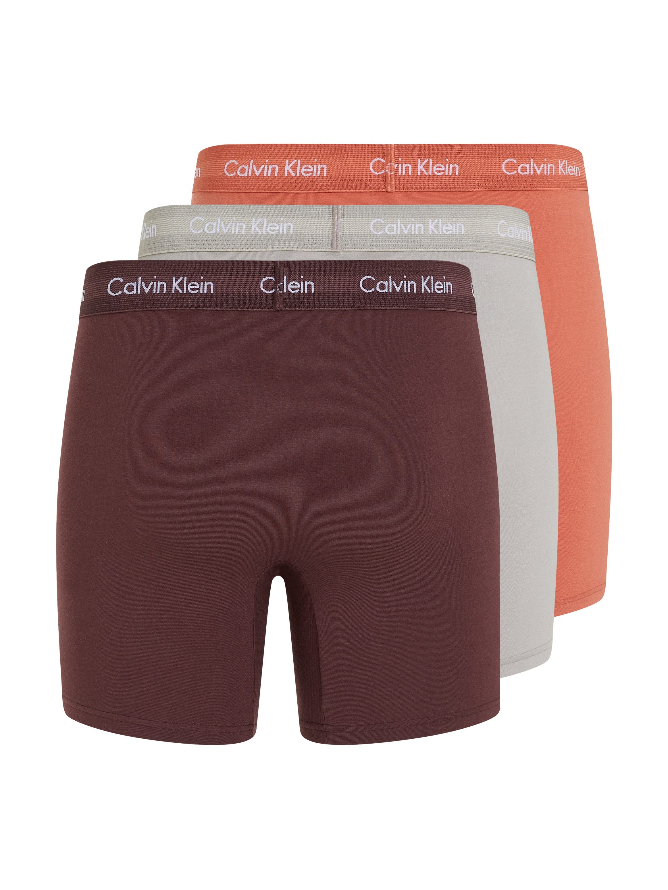 Calvin Klein Boxershort CK lange boxer met langere pijpen (set 3 stuks)