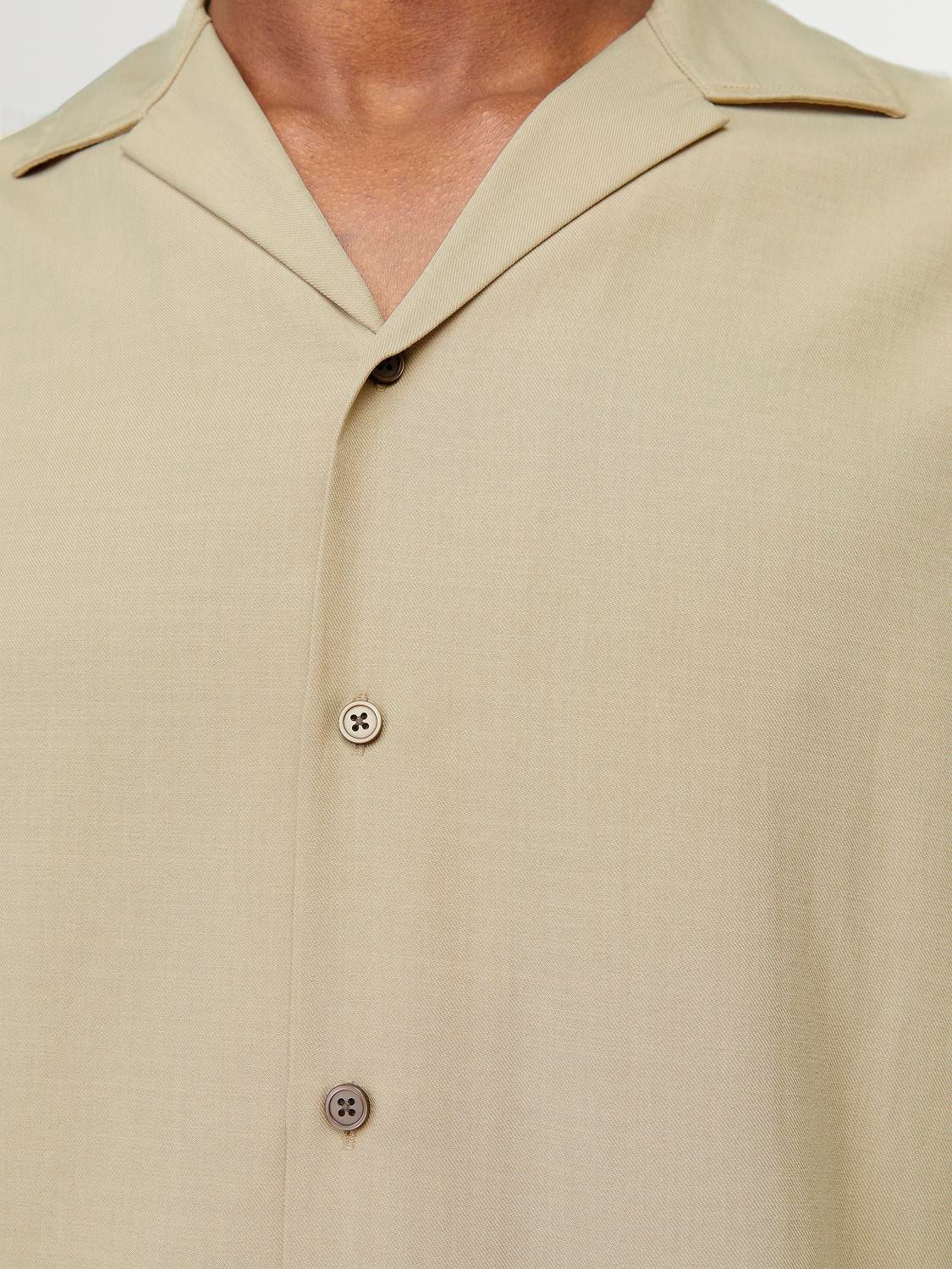 Jack & Jones Overhemd met korte mouwen JPRCCAARON TENCEL RESORT SHIRT S/S LN