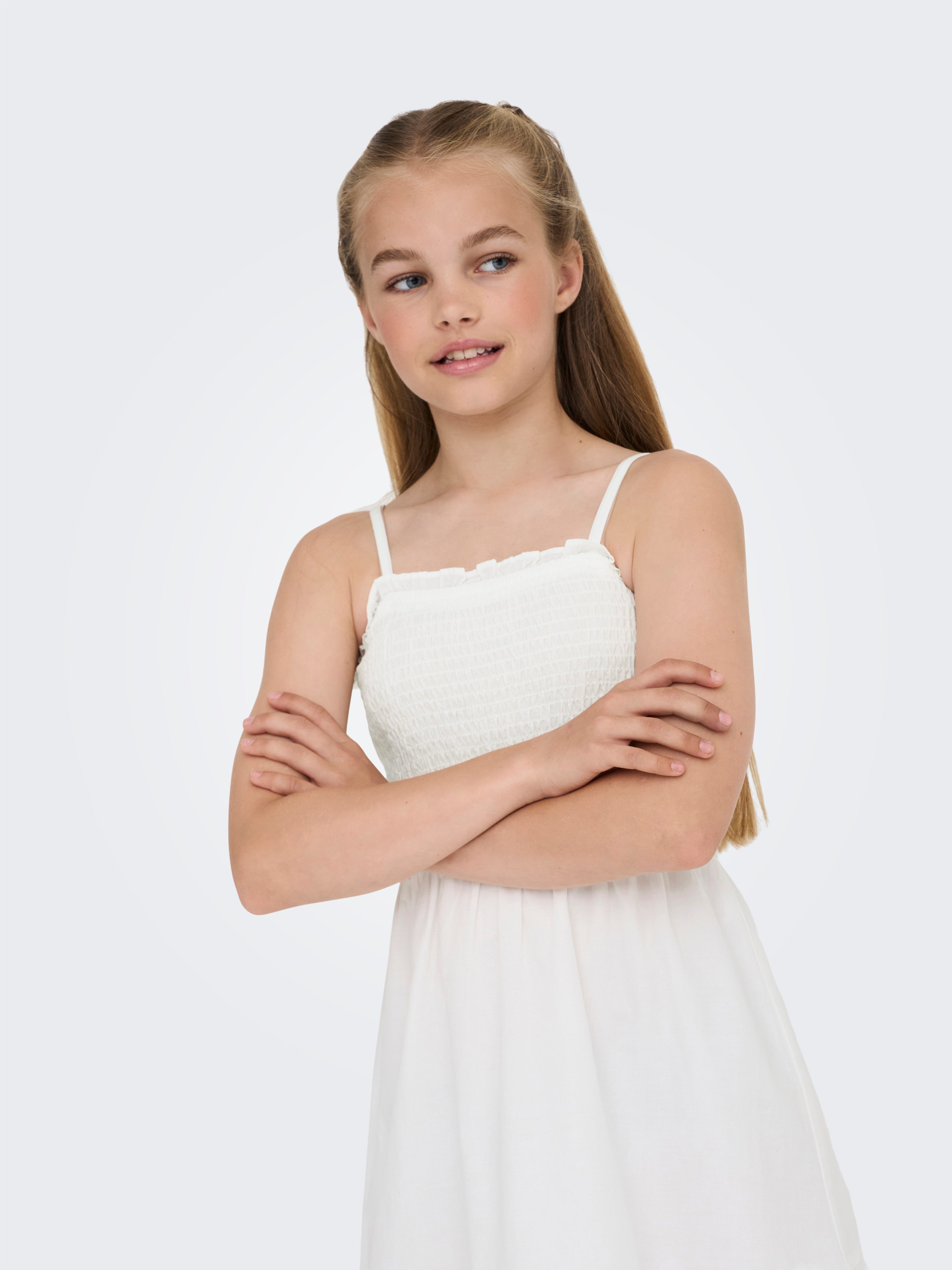 KIDS ONLY Jurk met bandjes KOGLOU LIFE EMB SMOCK DRESS WVN