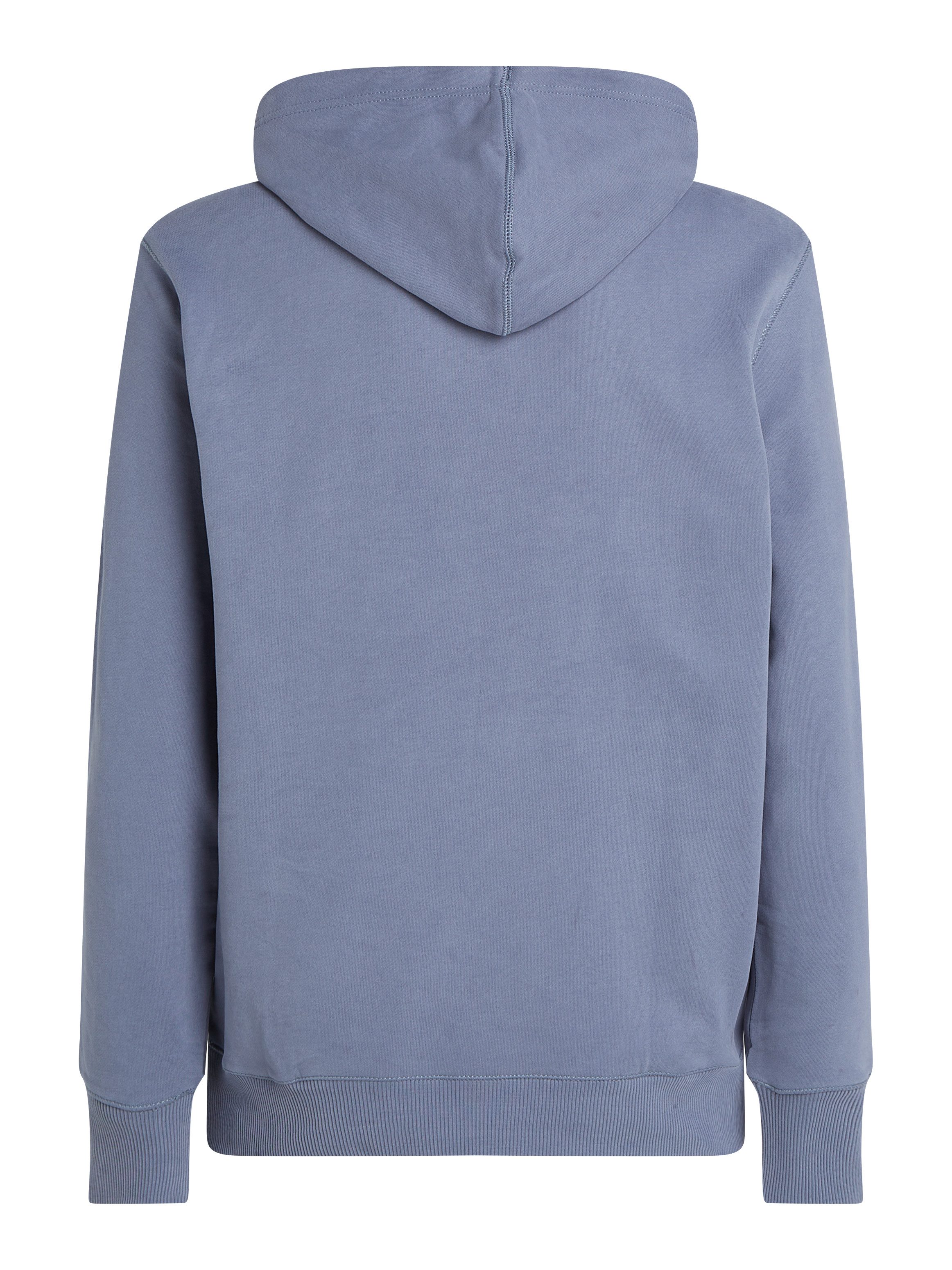 Calvin Klein Sweatshirt WOVEN LABEL HOODIE Kangoeroezak, logoborduring