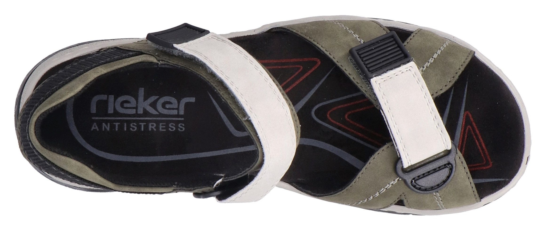 Rieker Trekkingsandalen Buitensandalen, zomerschoenen, klittenbandschoenen met Rieker Air-functie
