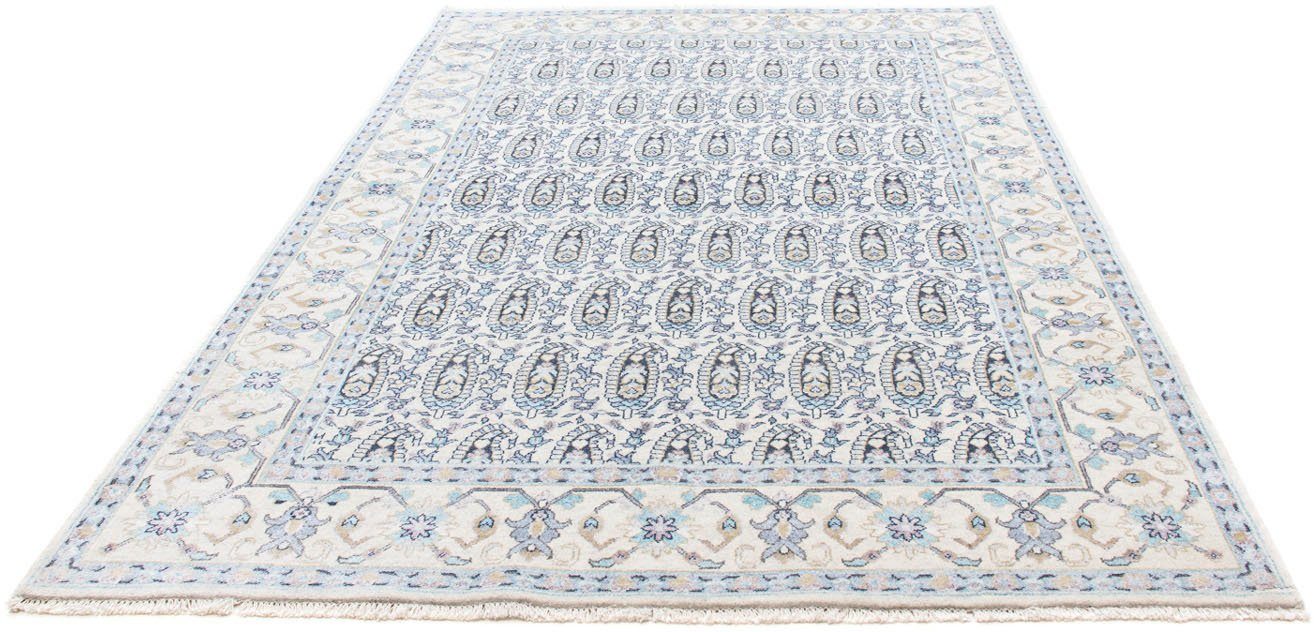 morgenland Design-vloerkleed Designer randdessin beige 240 x 169 cm Uniek exemplaar met certificaat