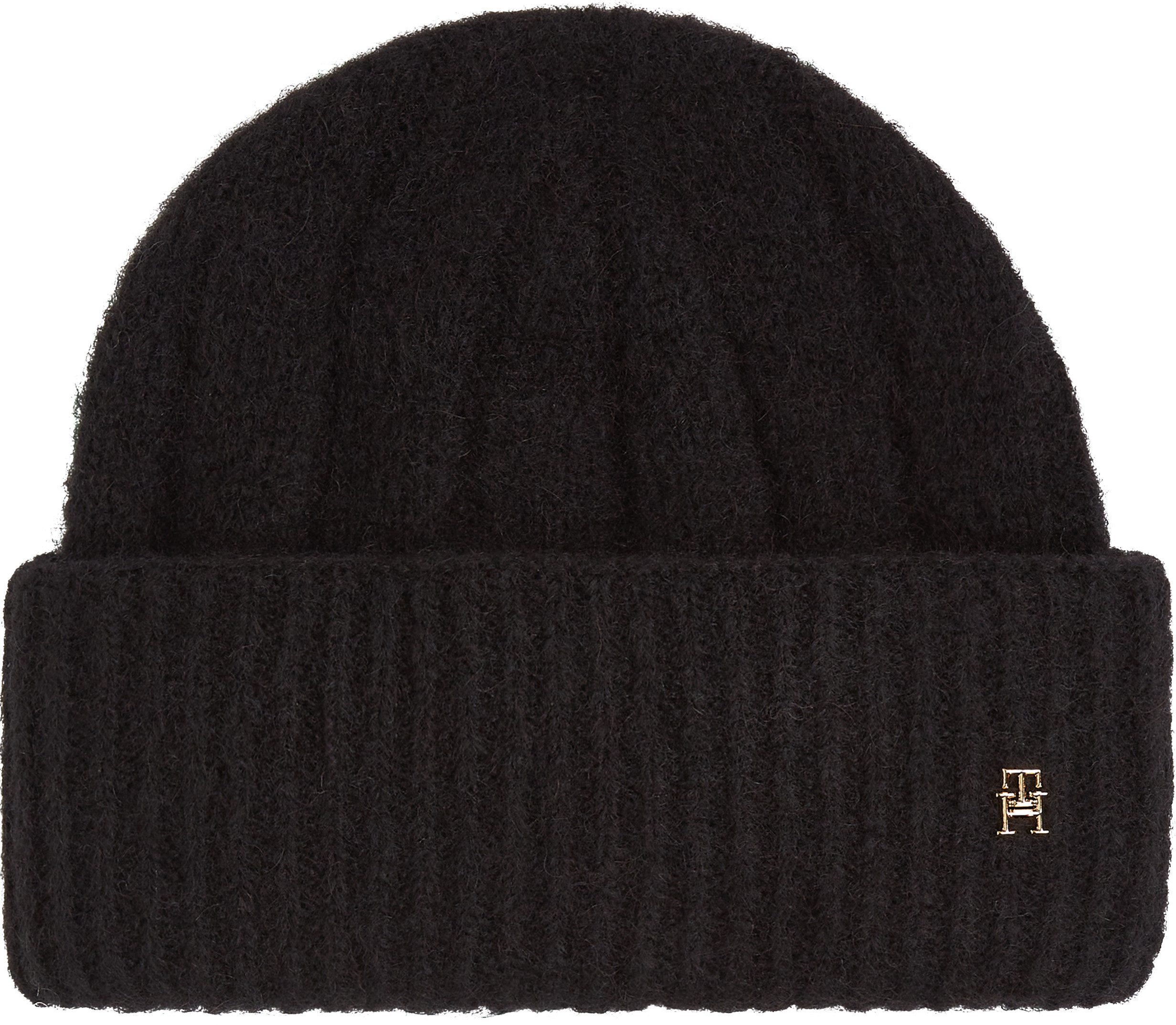 Tommy Hilfiger Beanie TH TIMELESS BEANIE met monogram-embleem