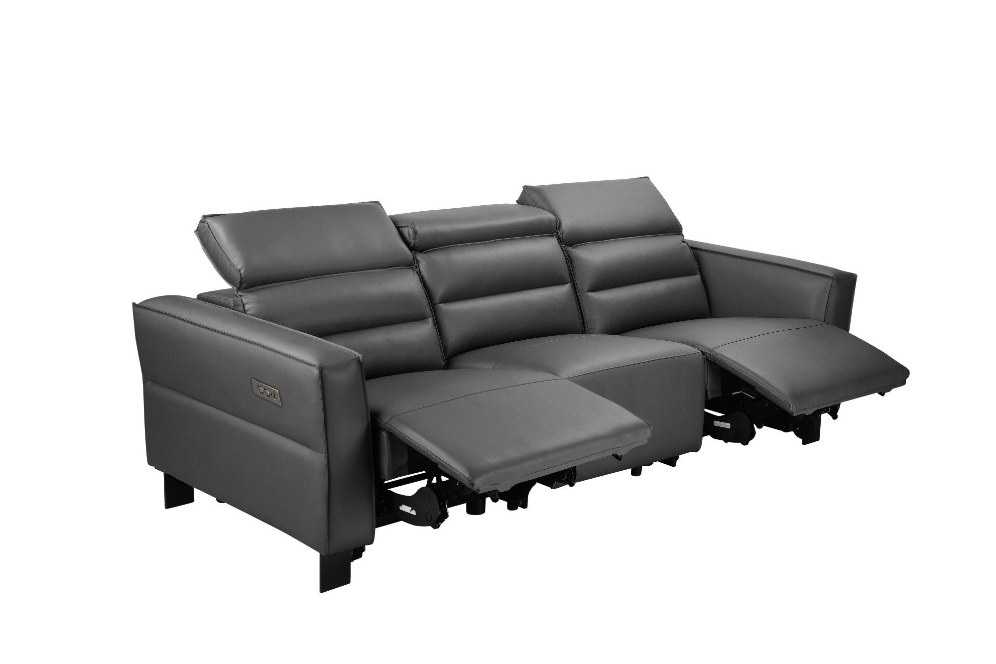 Places of Style 3-zitsbank Carpari, 224 cm, handmatige of elektrische relaxfunctie in 2 zitplaatsen