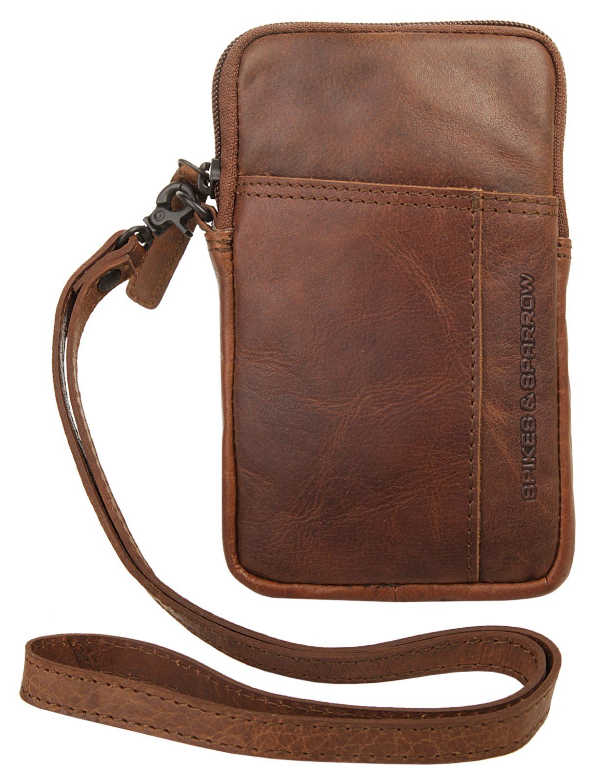 Spikes & Sparrow Schoudertas echt leder