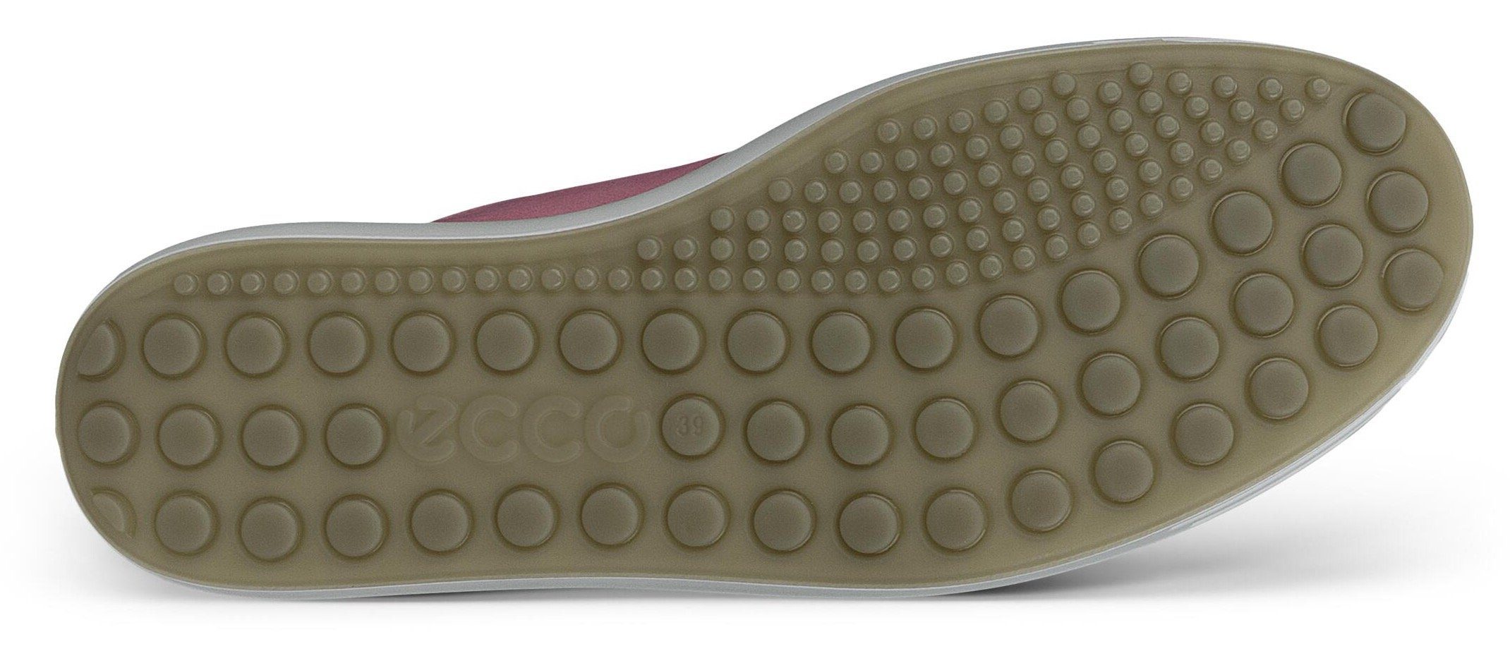 Ecco Sneakers SOFT 7 W met label, vrijetijdsschoen, lage schoen, veterschoen, smalle vorm