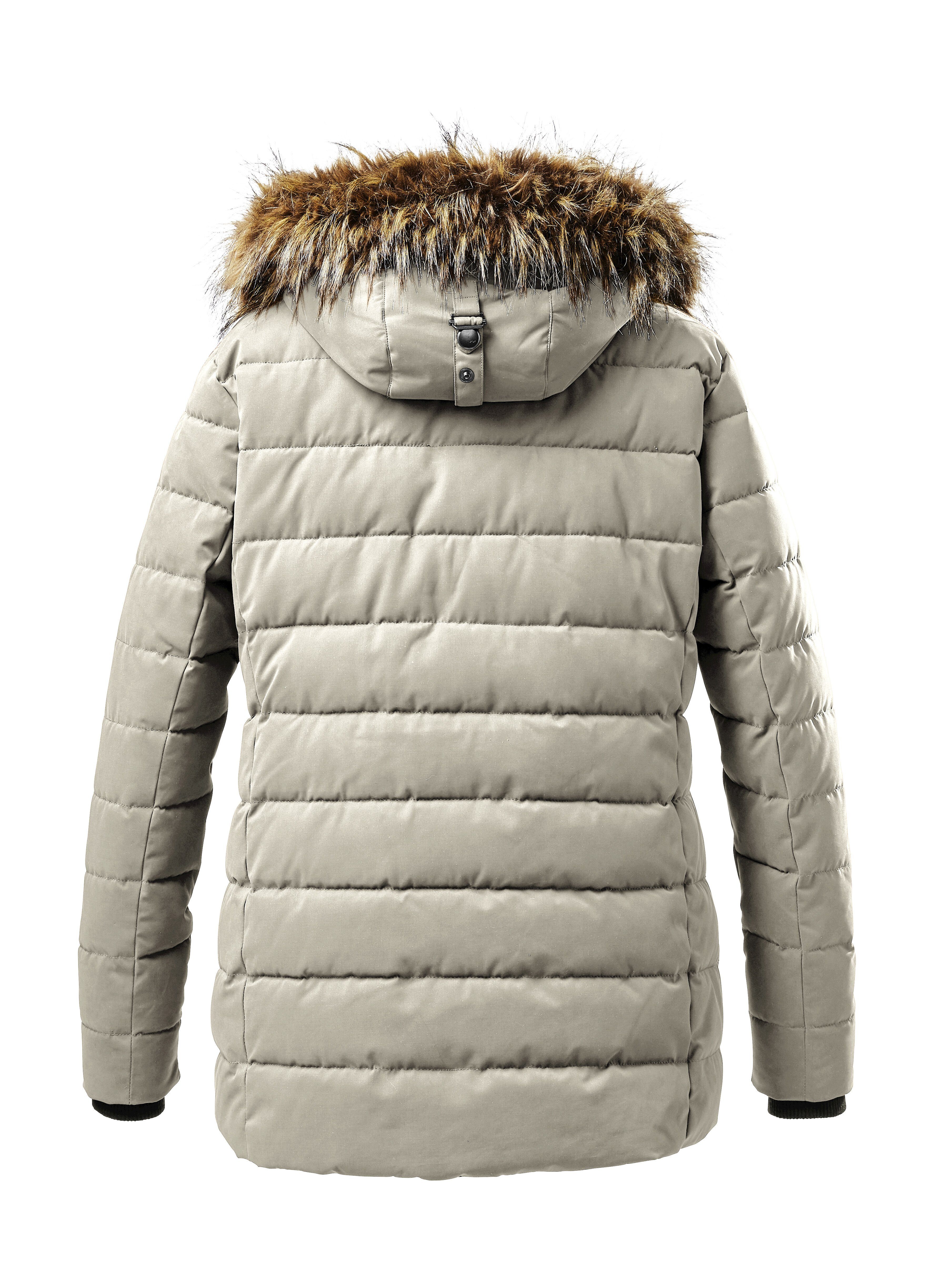 STOY Gewatteerde jas WMN Quilted JCKT E STOY gewatteerde jas: afritsbare capuchon, ademend, waterafstotend
