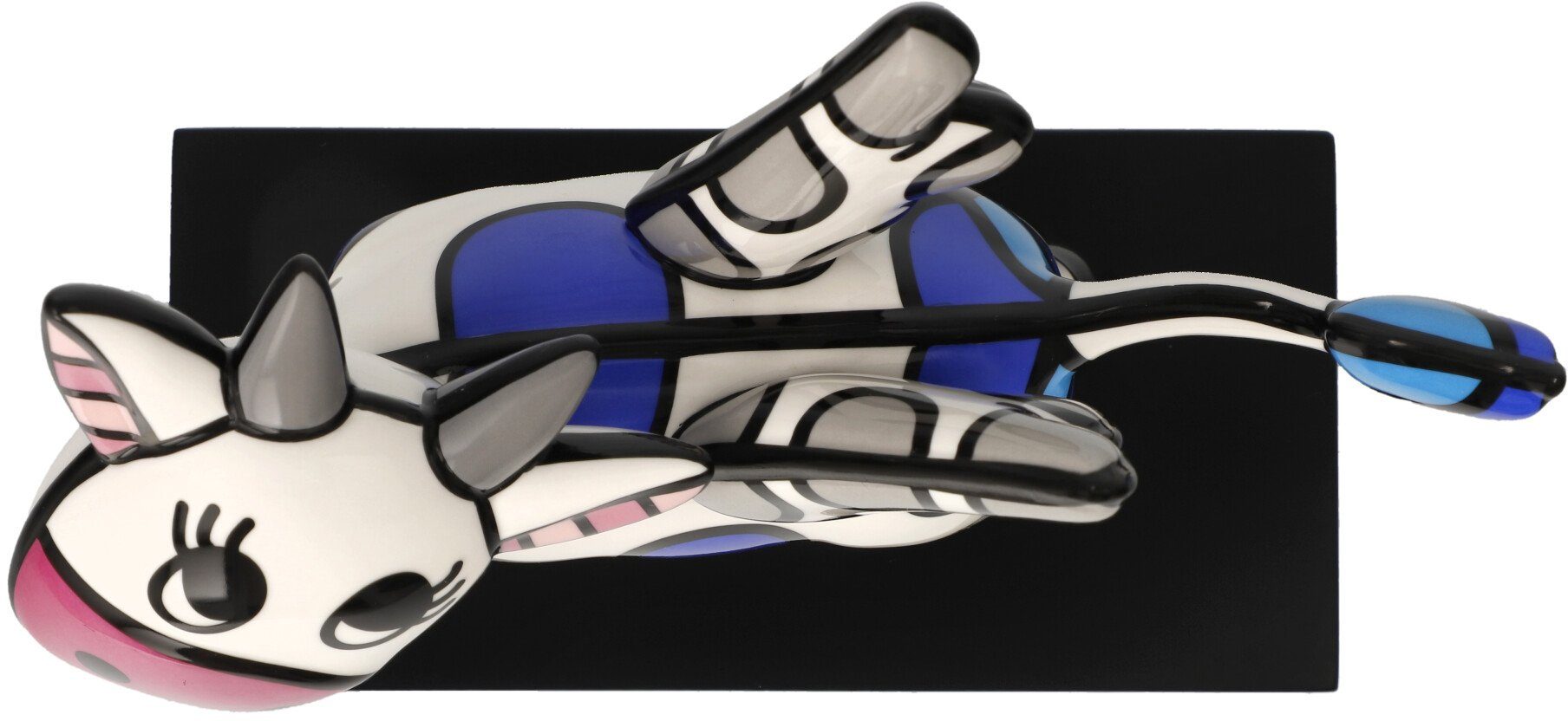 Goebel Verzamelfiguur Britto Pop Art, porselein, Romero Britto - Vliegende Koe