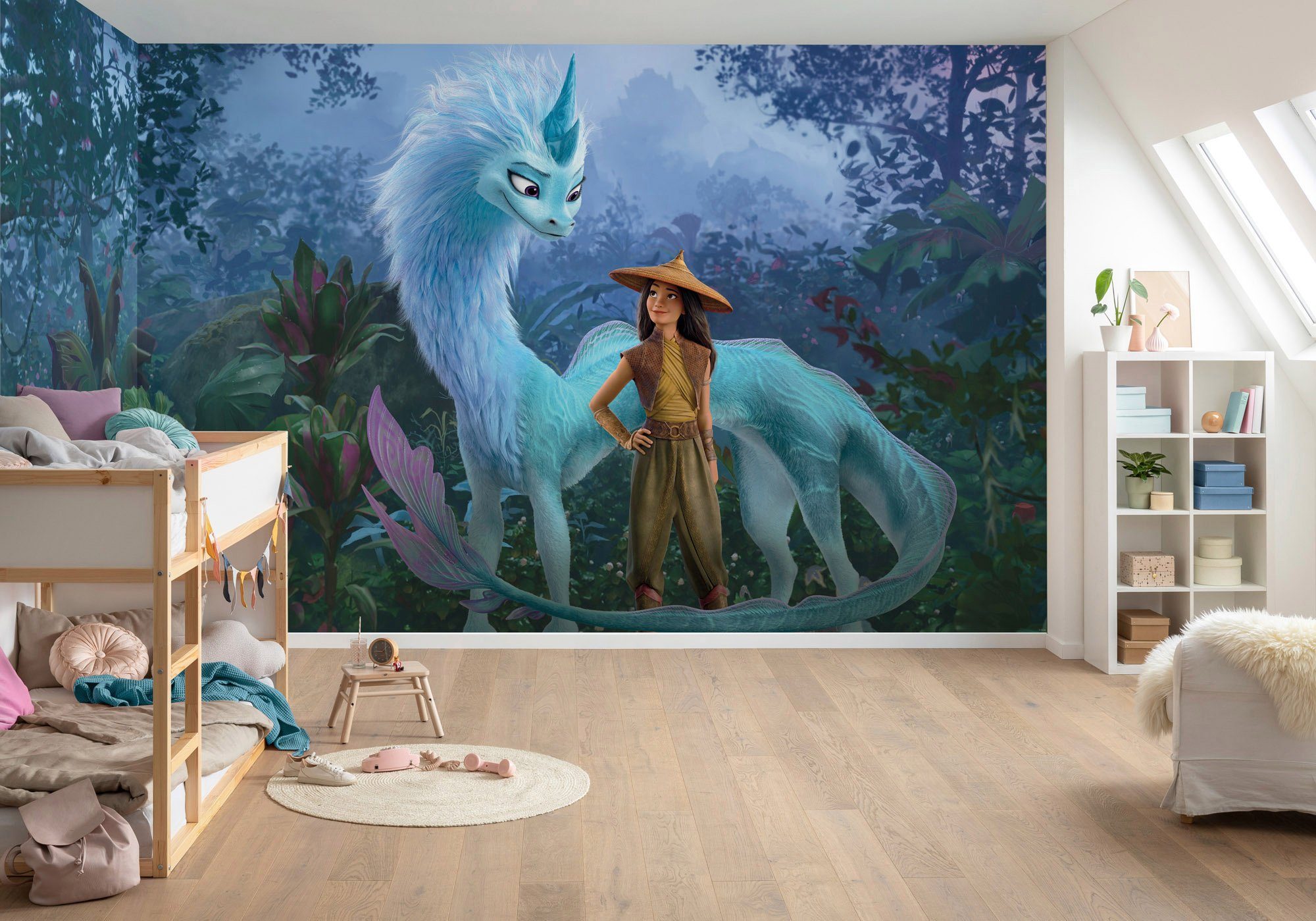 Komar Vliesbehang Digitale print vlies - Raya Jungle - Afmeting 500 x 250 cm