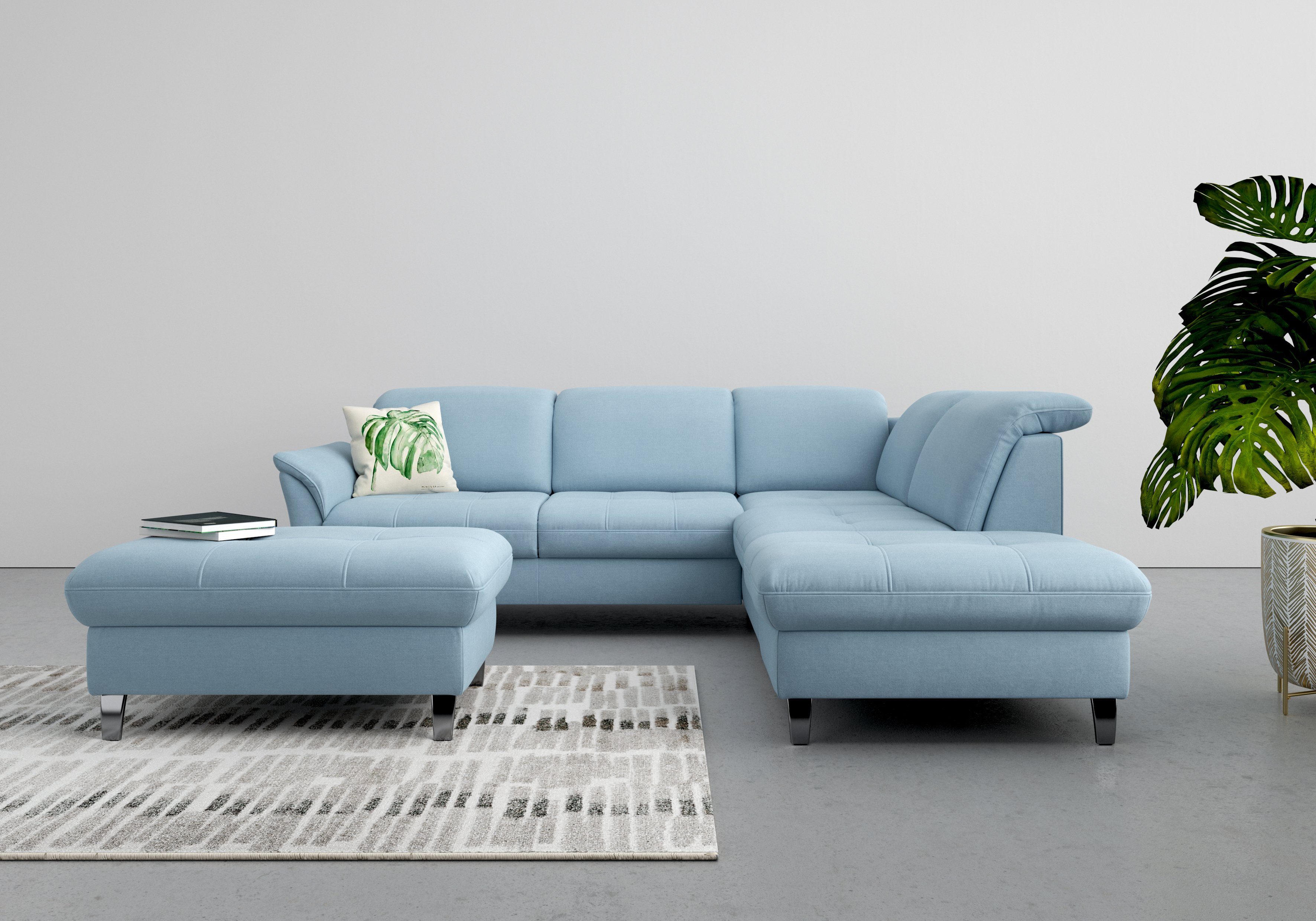 sit&more Hocker met bergruimte Maggiore met bergruimte en moderne metalen poten