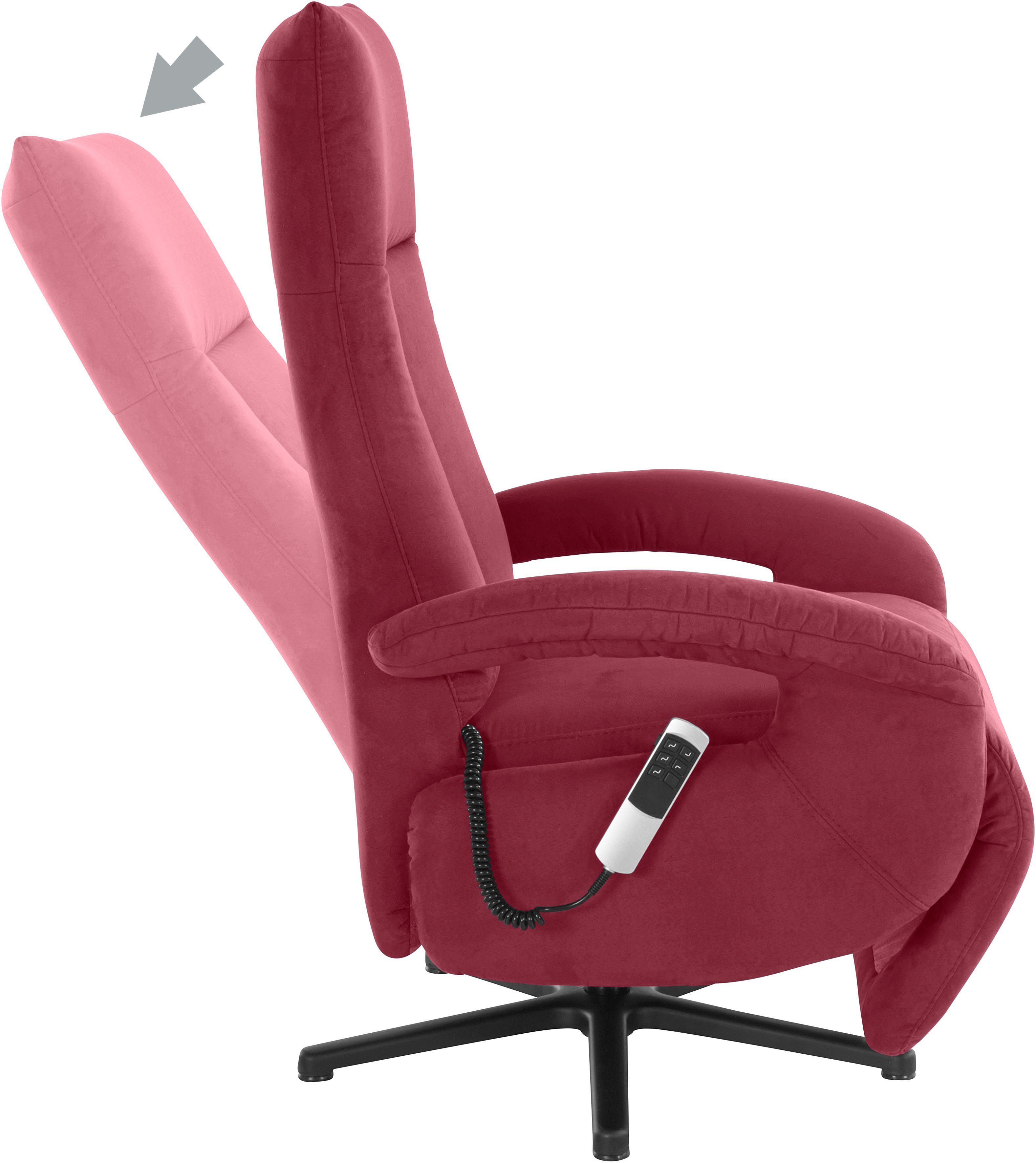 sit&more Relaxfauteuil Tycoon naar keuze handmatig, met twee motoren of met accu of met 2 motoren