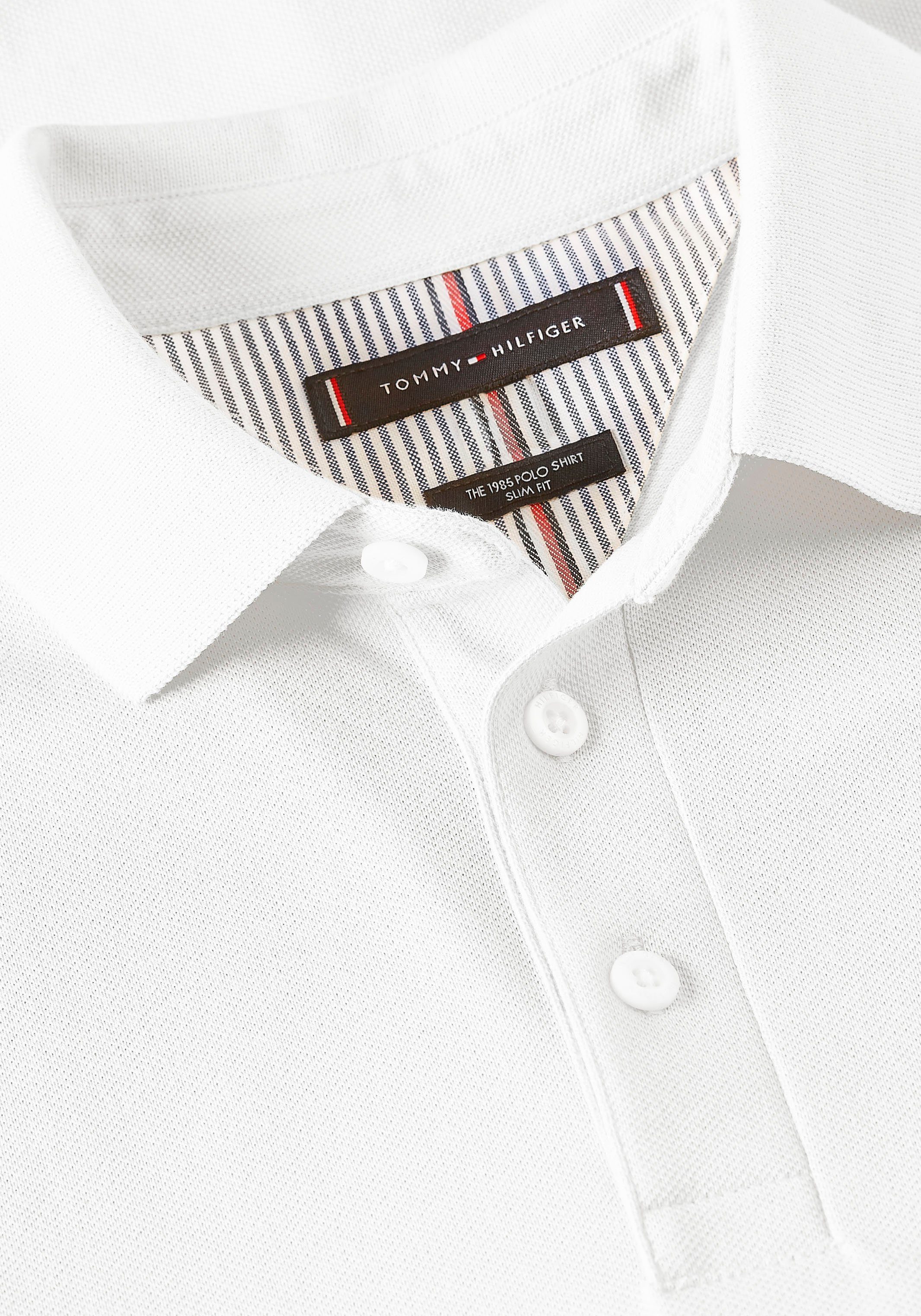 Tommy Hilfiger Poloshirt 1985 SLIM POLO hoogwaardige katoen-piqué kwaliteit