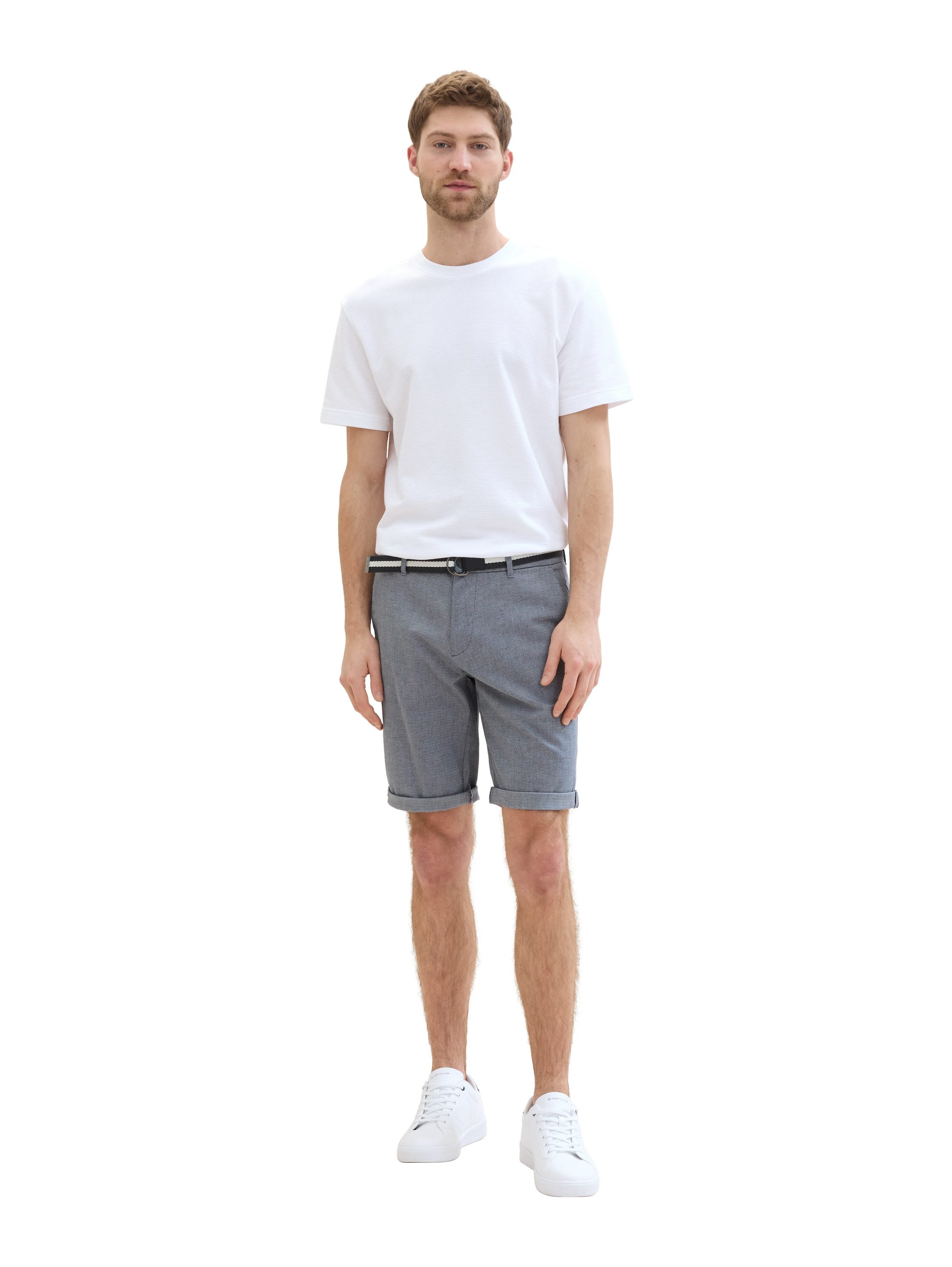 Tom Tailor Bermuda met riem
